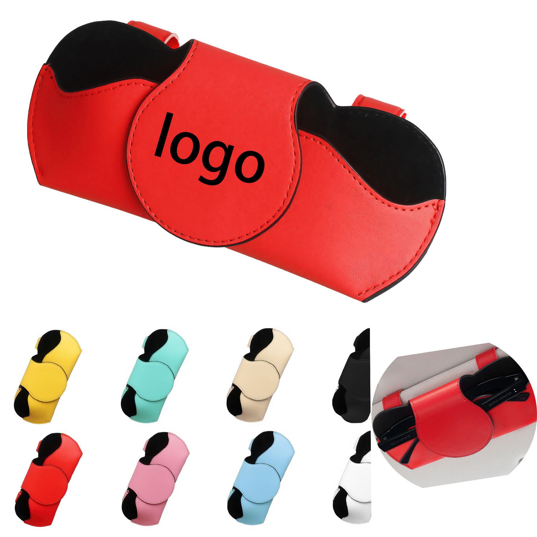 Car Visor Glasses Case