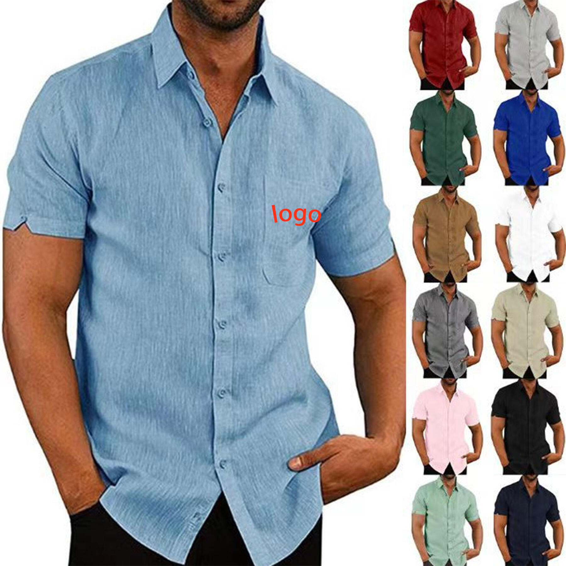 Summer Linen Button Shirt