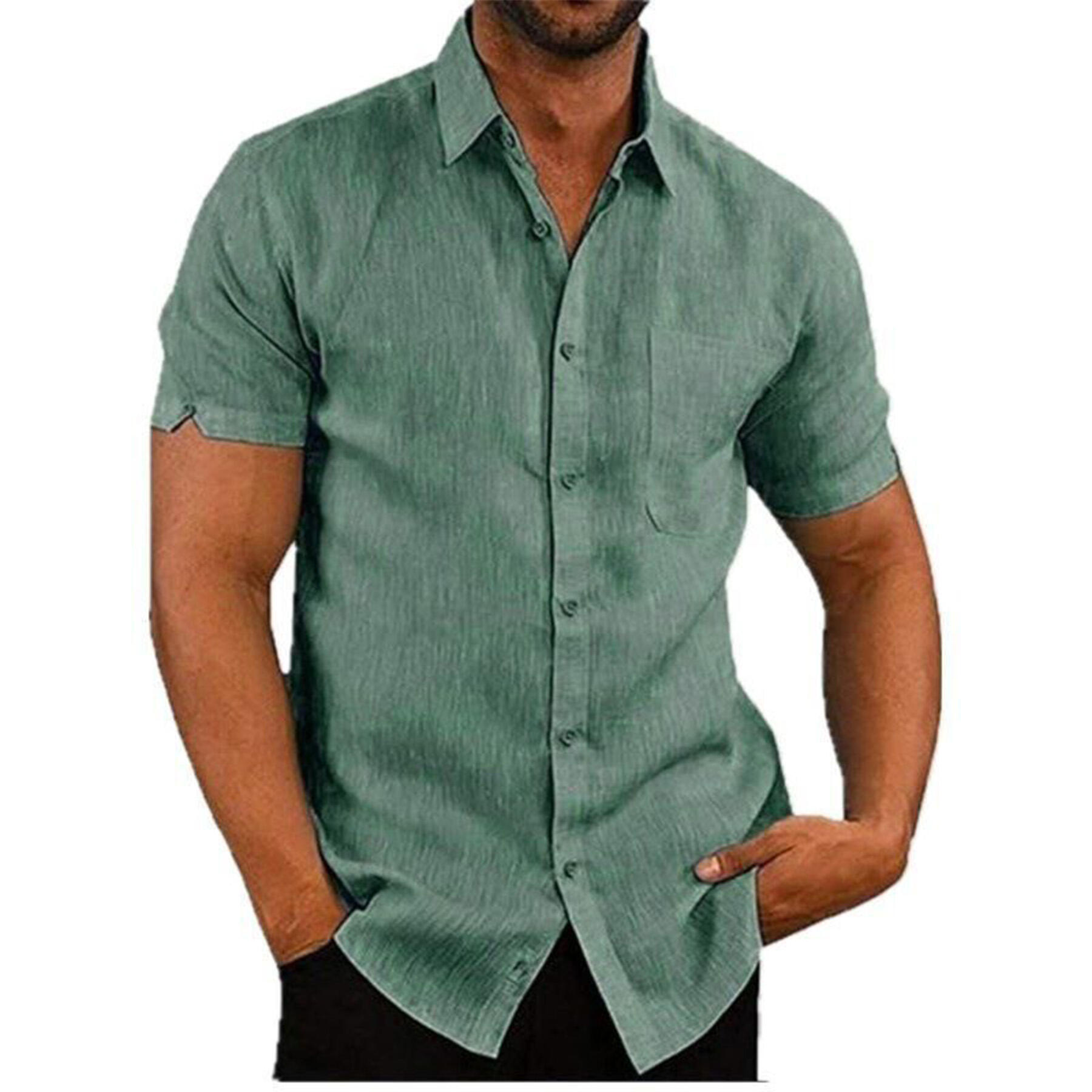 Summer Linen Button Shirt