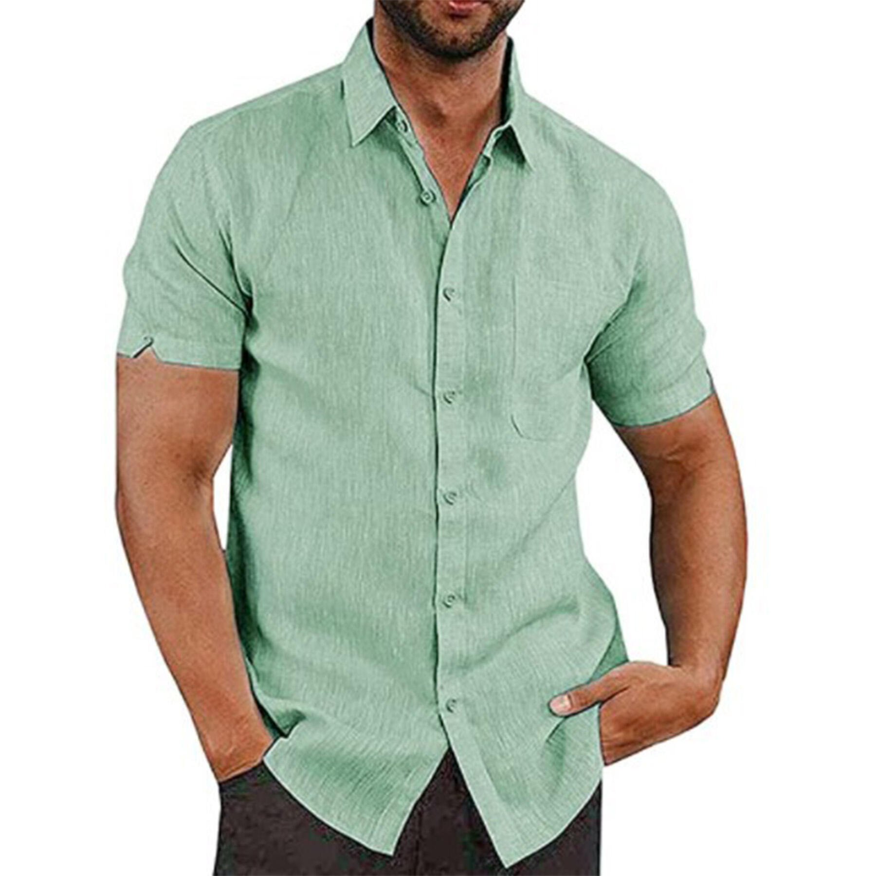 Summer Linen Button Shirt