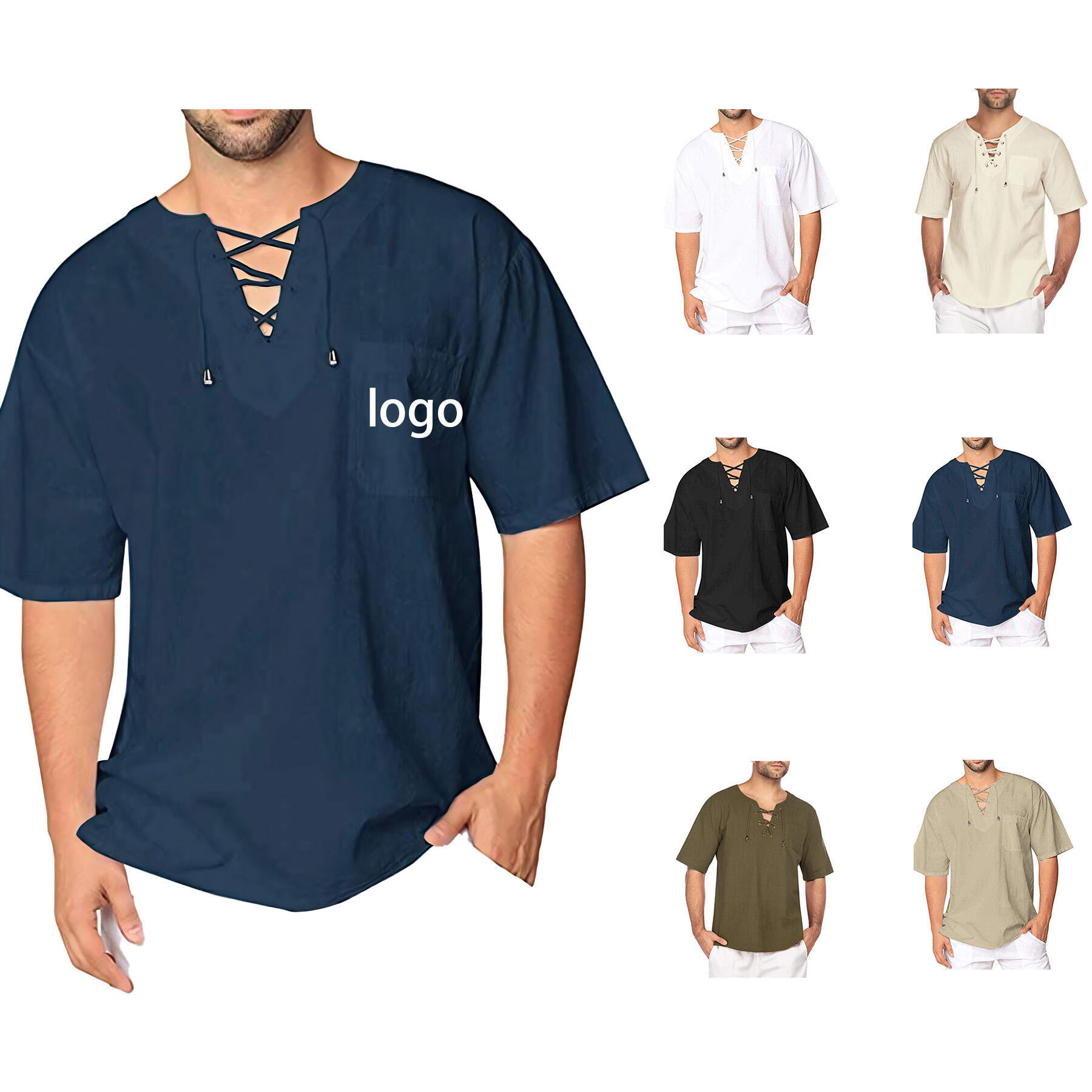 Casual Drawstring Shirt