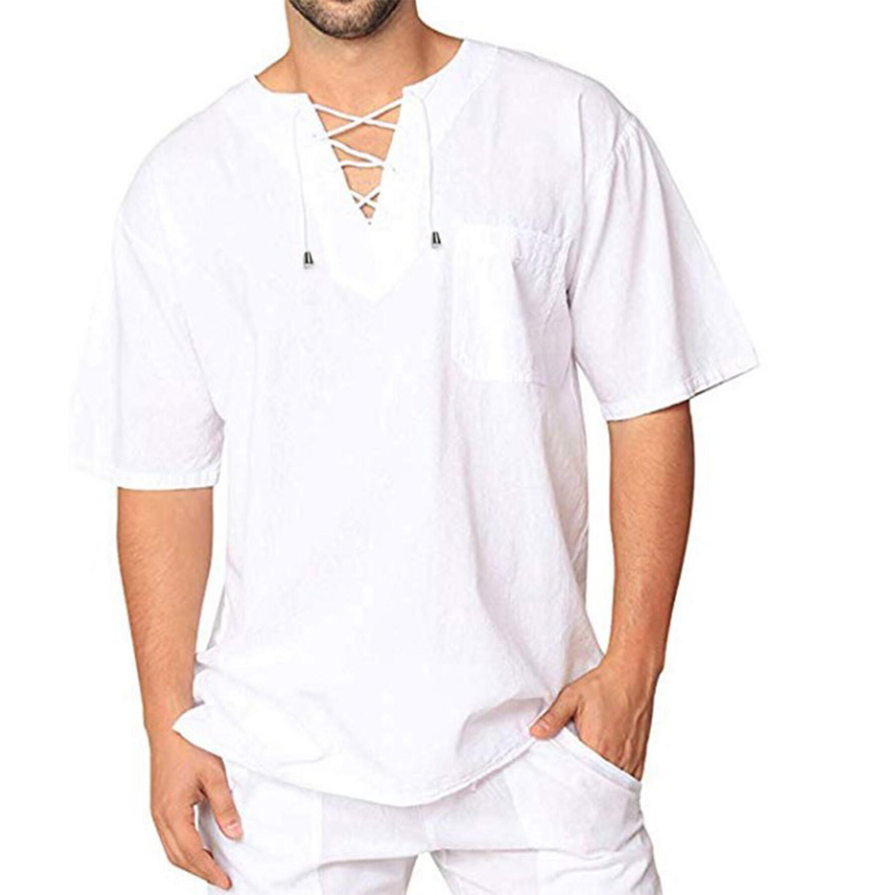Casual Drawstring Shirt