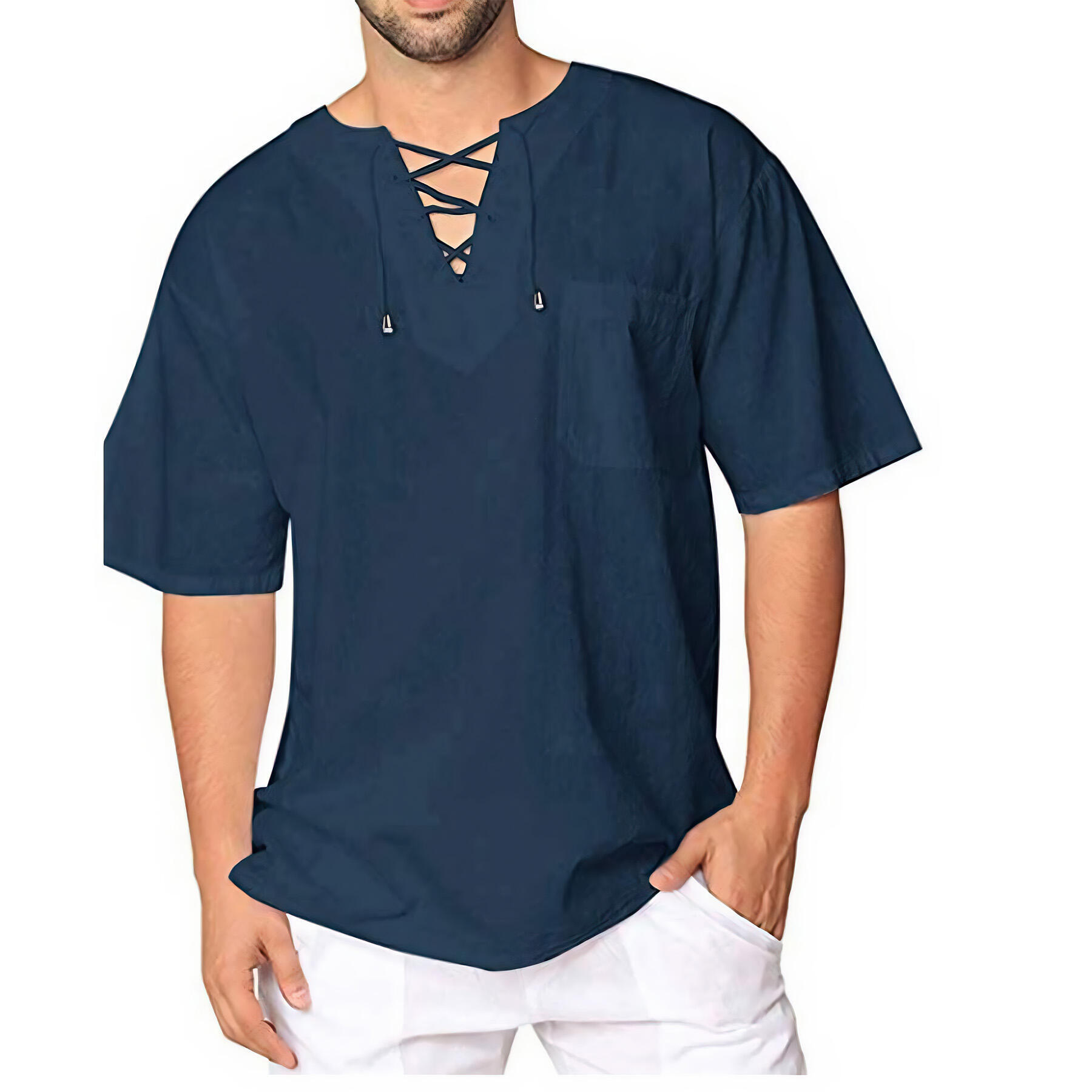 Casual Drawstring Shirt