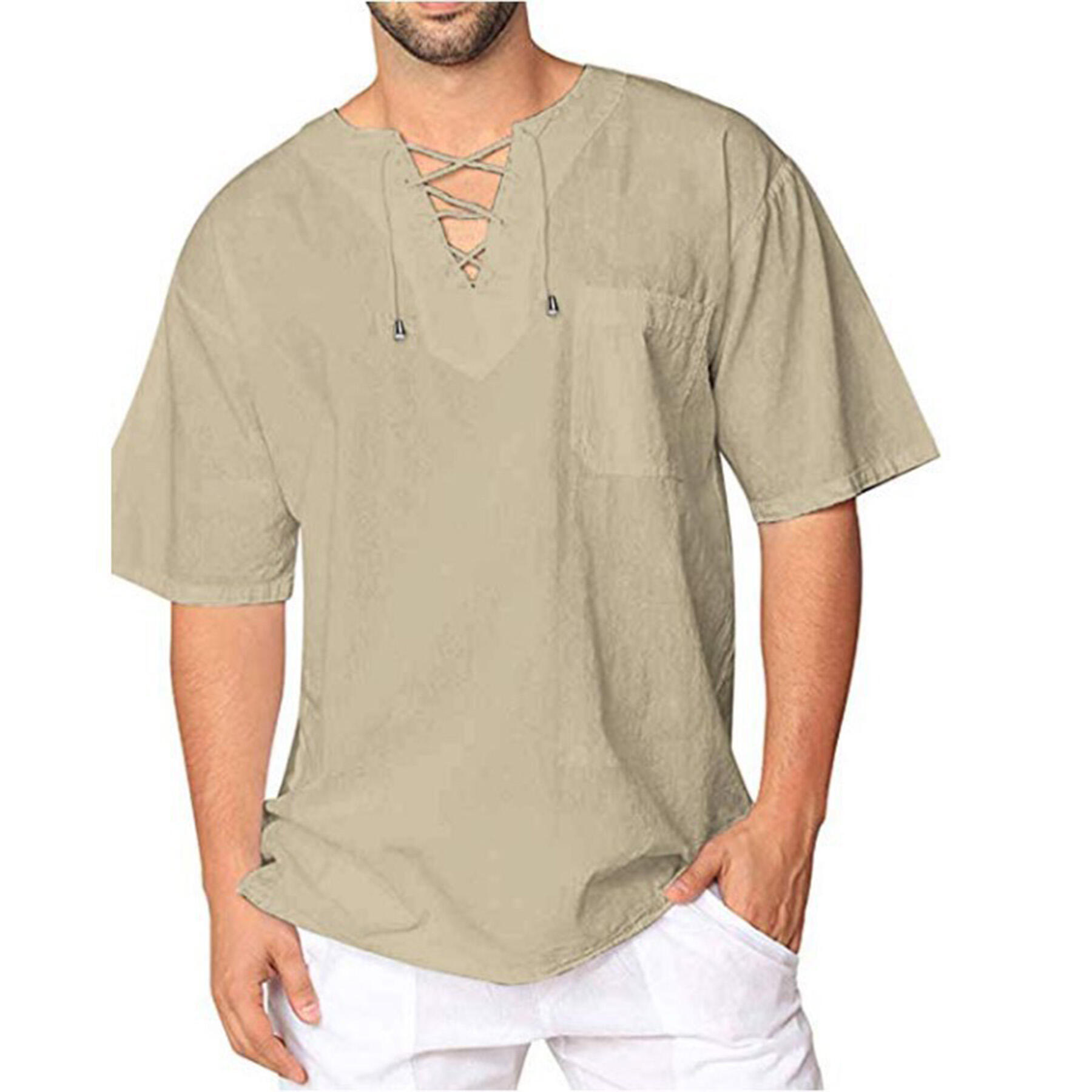 Casual Drawstring Shirt