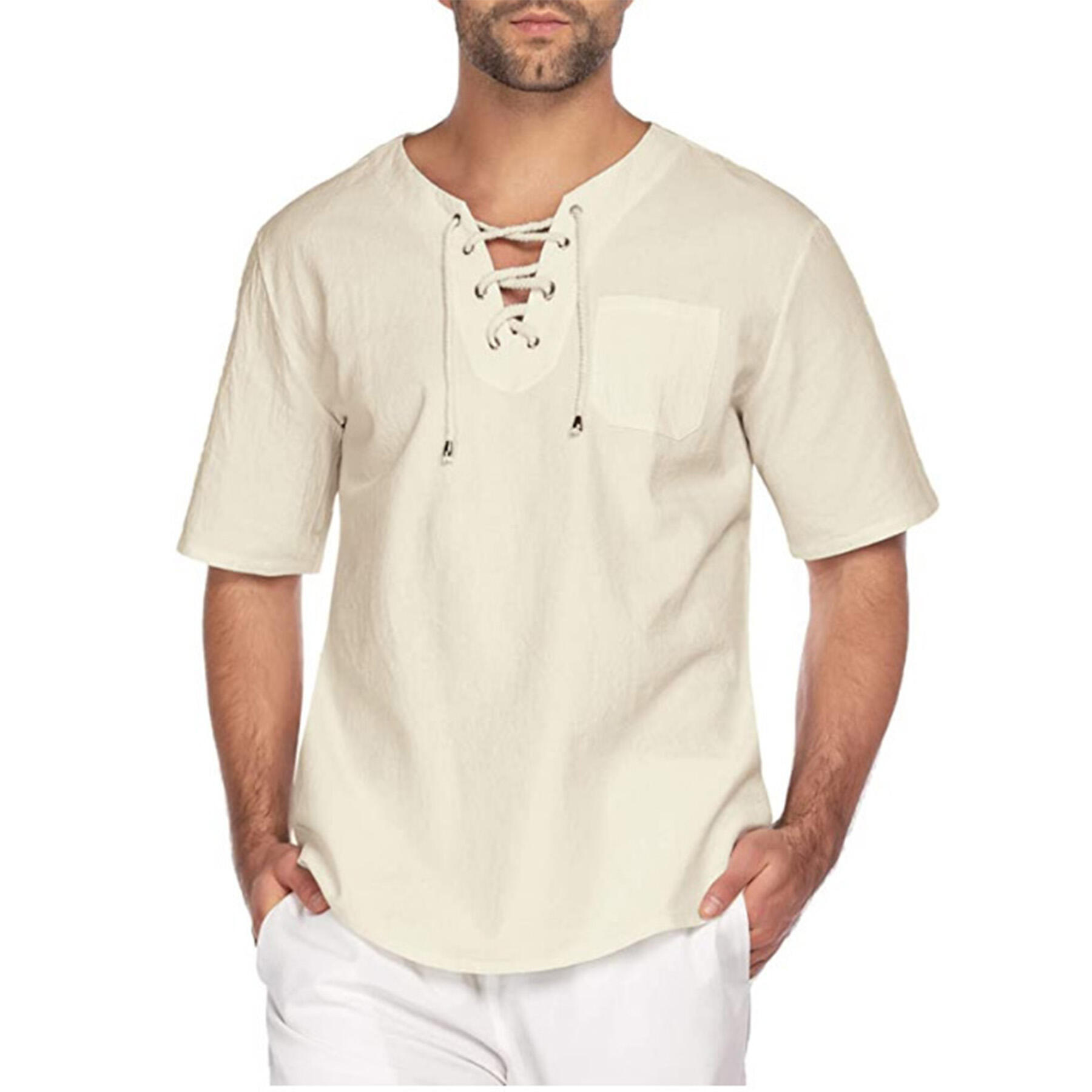 Casual Drawstring Shirt