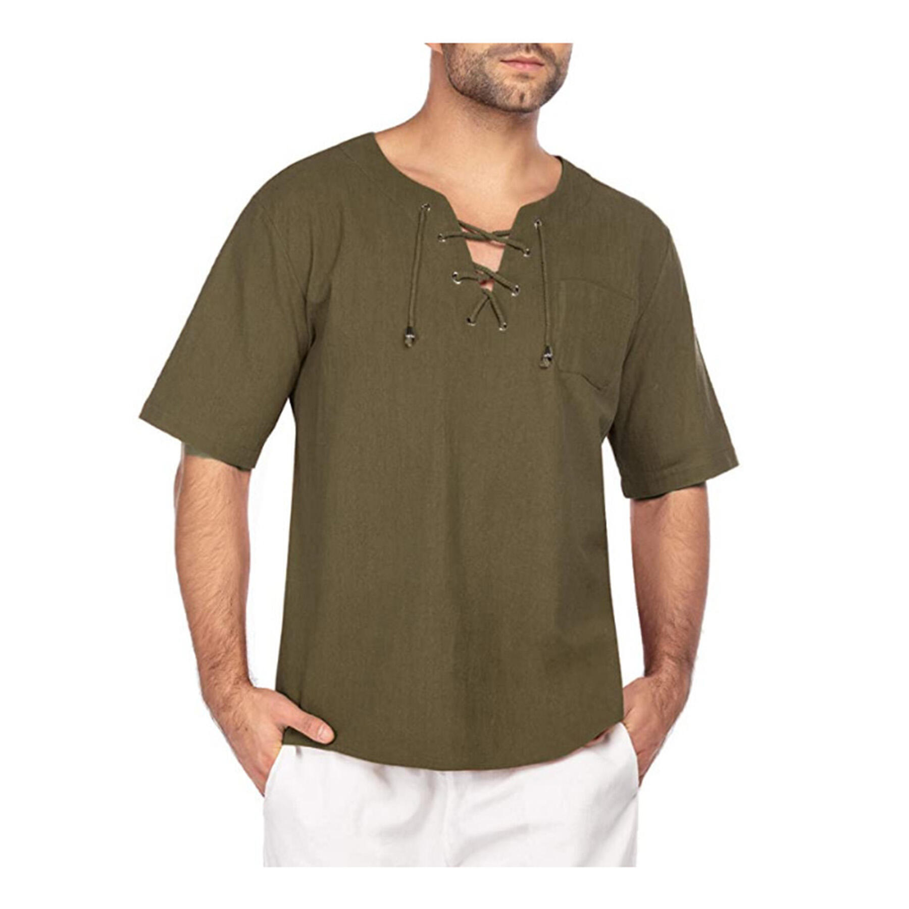Casual Drawstring Shirt