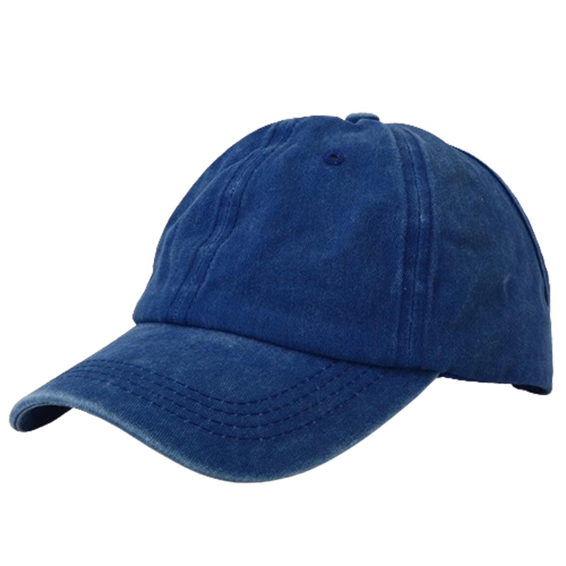 Vintage Baseball Hat with Open Back