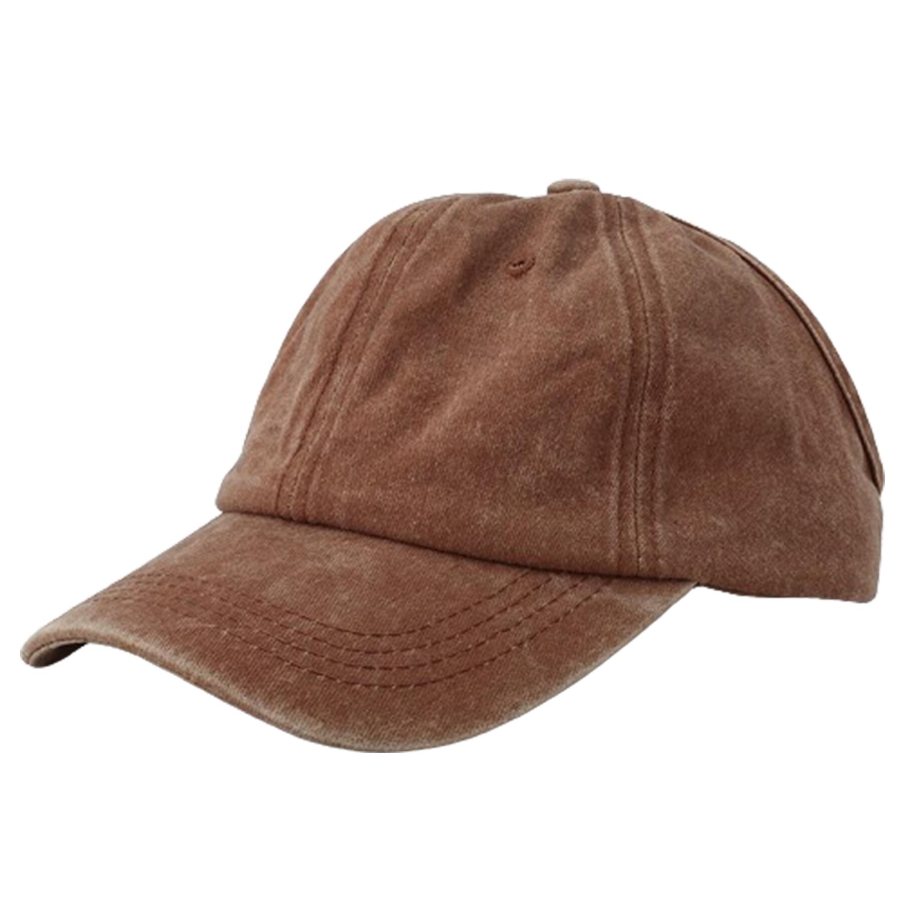 Vintage Baseball Hat with Open Back