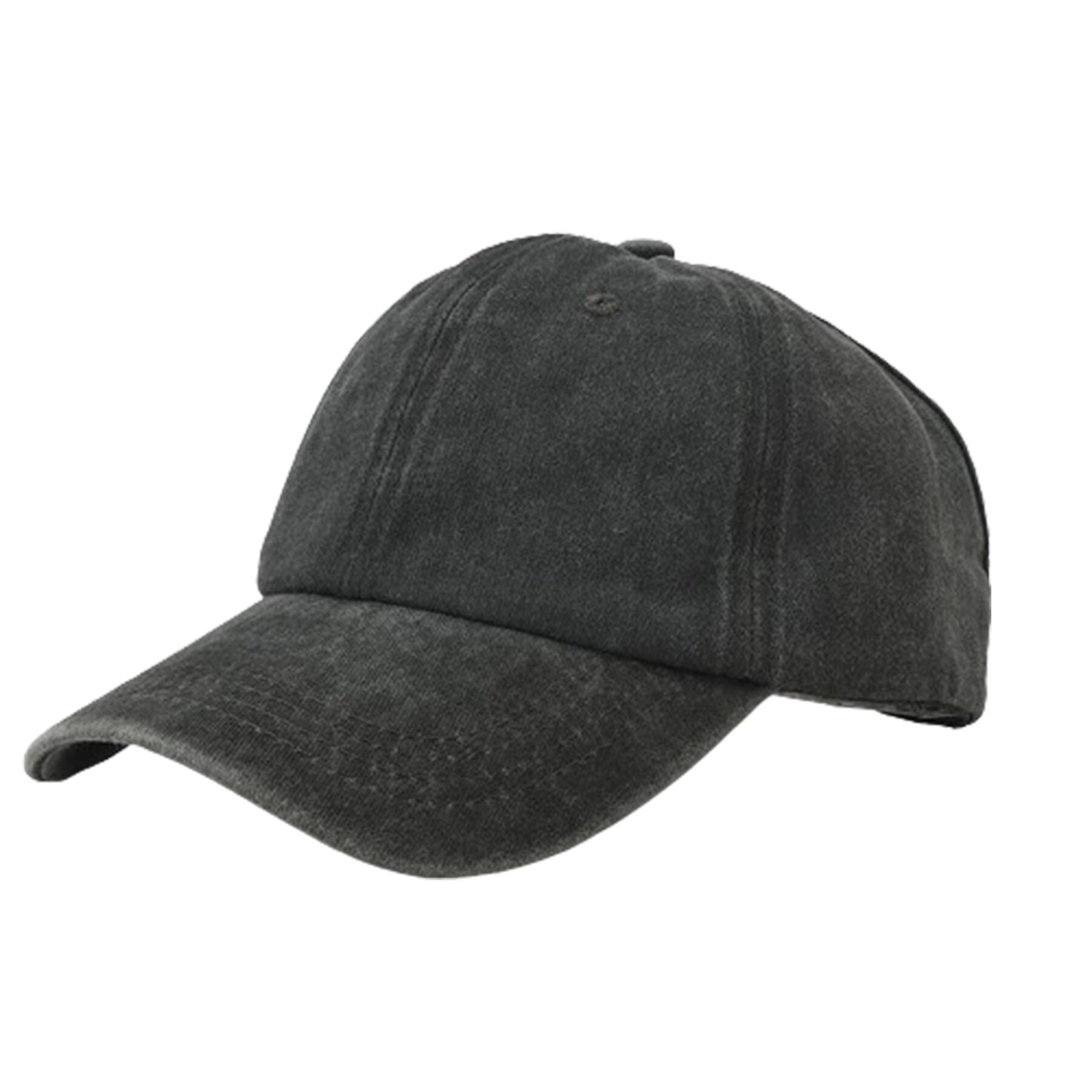 Vintage Baseball Hat with Open Back