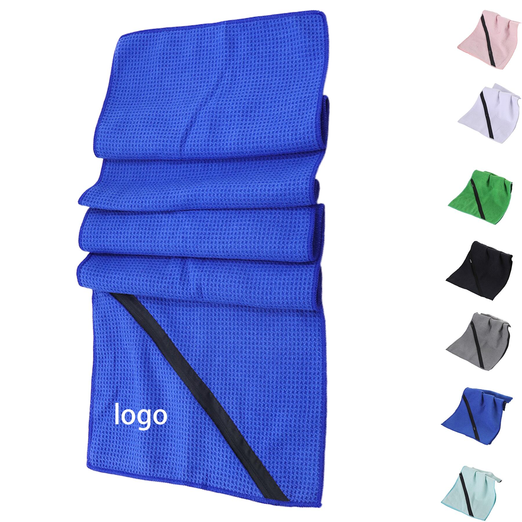 Zipper Pocket Sports Towel