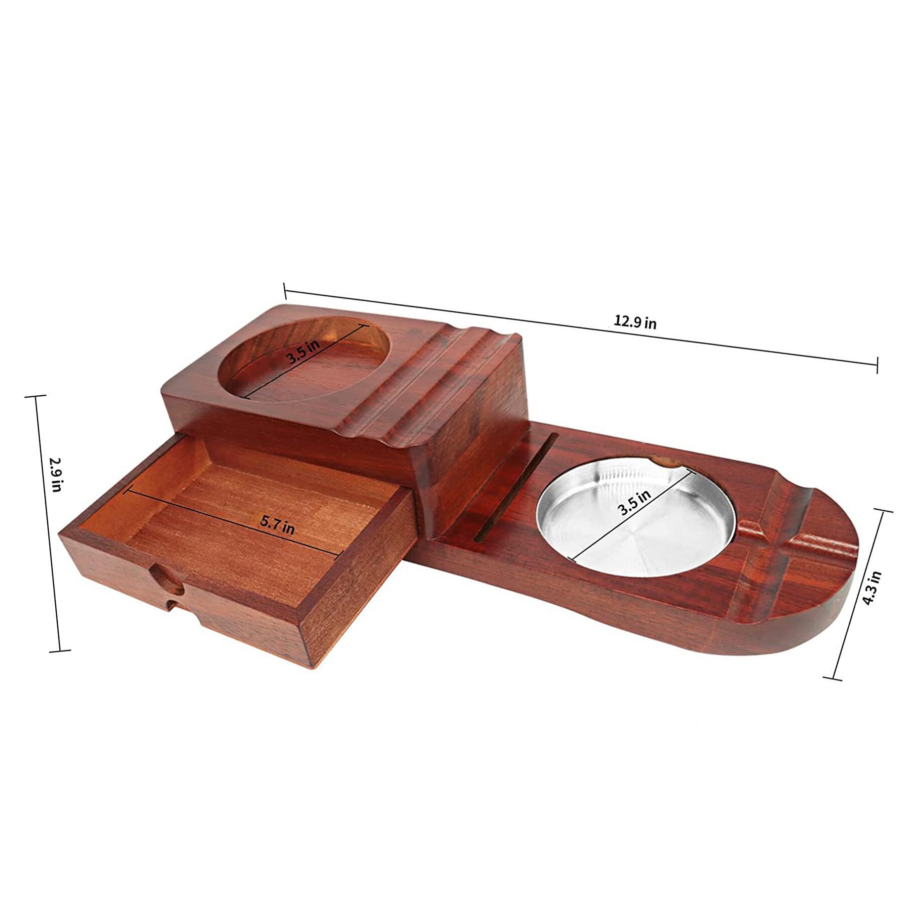 Wooden Cigar Ashtray