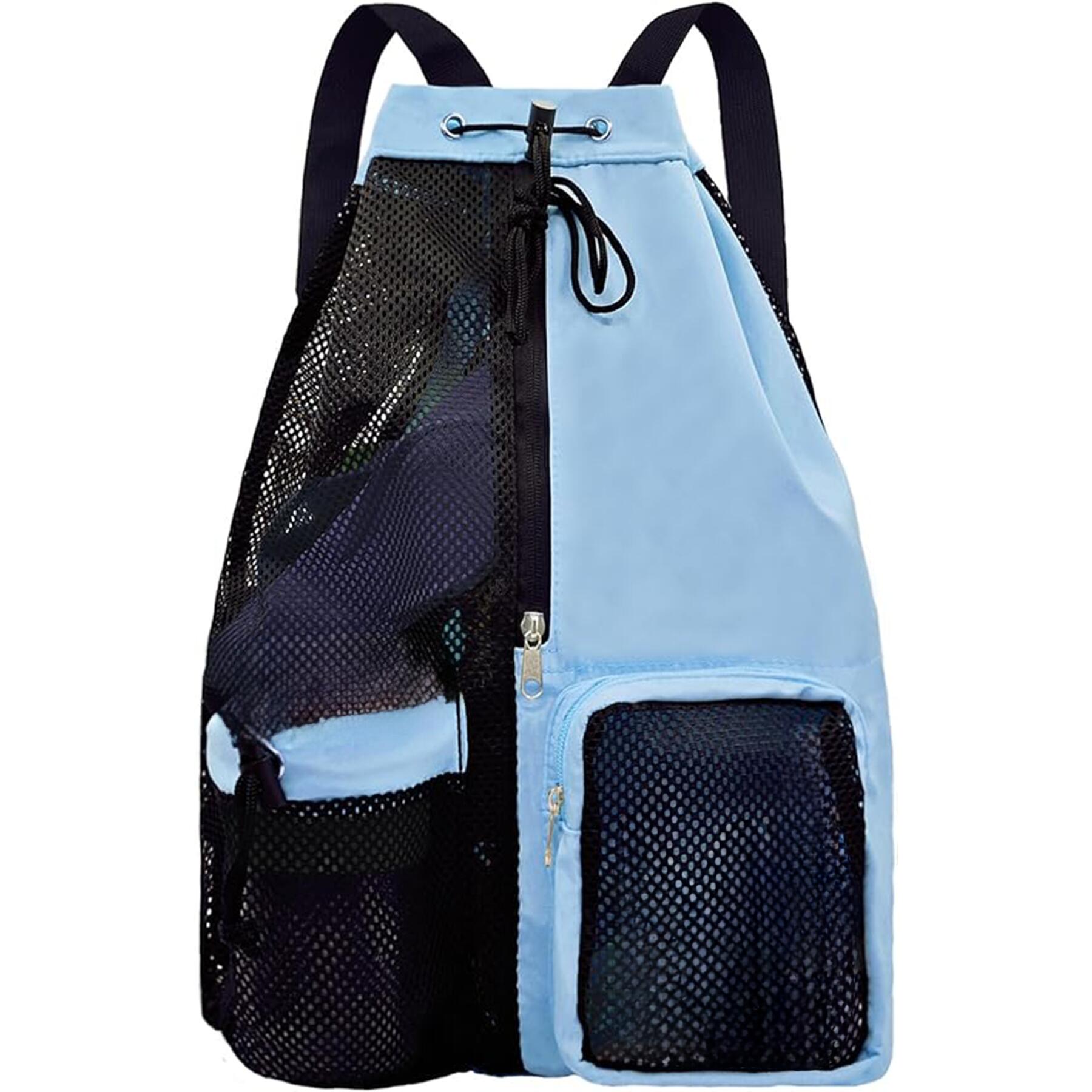 Mesh Drawstring Swim Bag