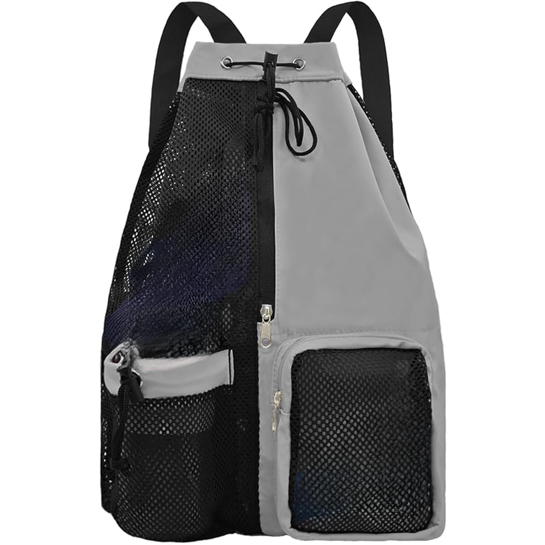 Mesh Drawstring Swim Bag