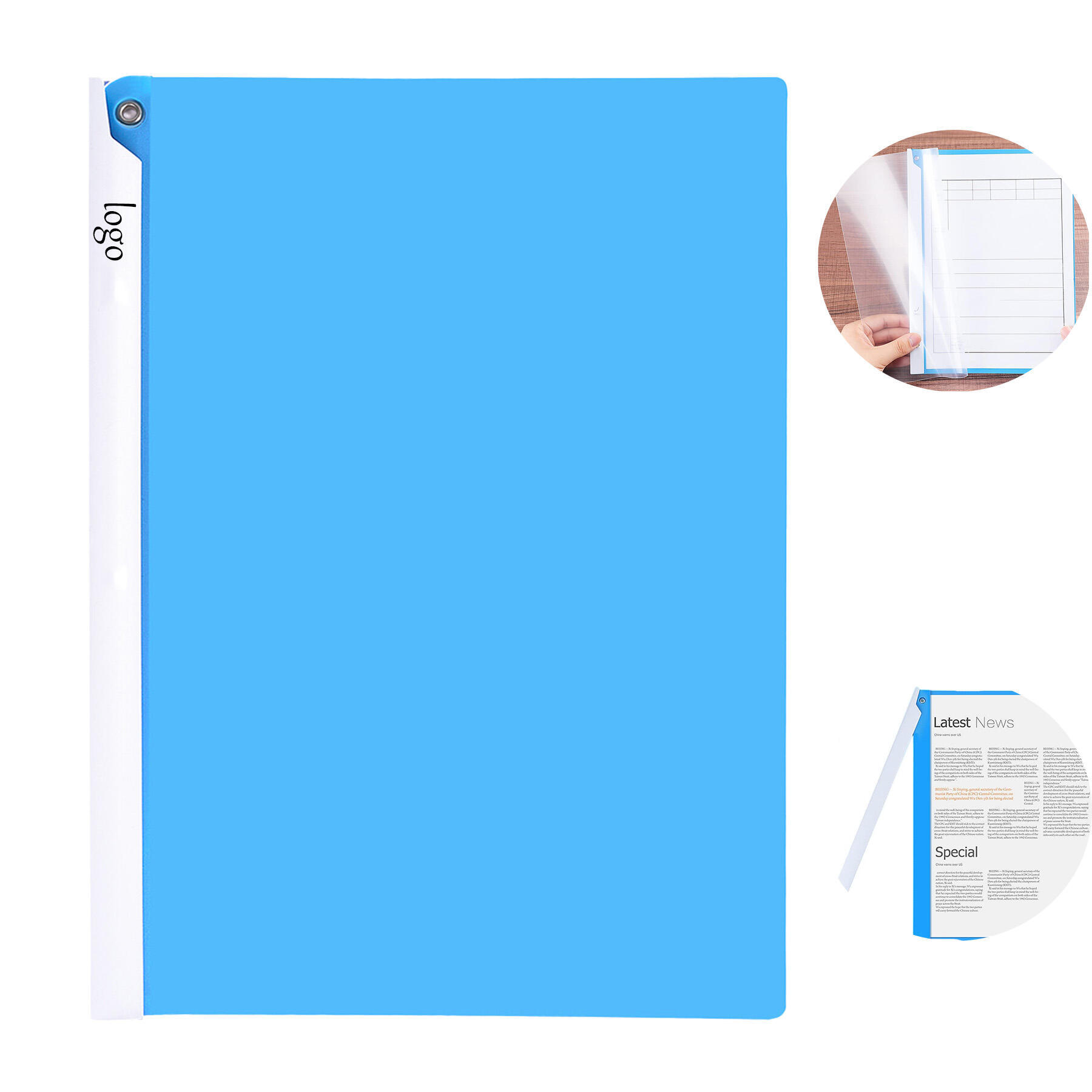Swivel Sliding Bar File Folder