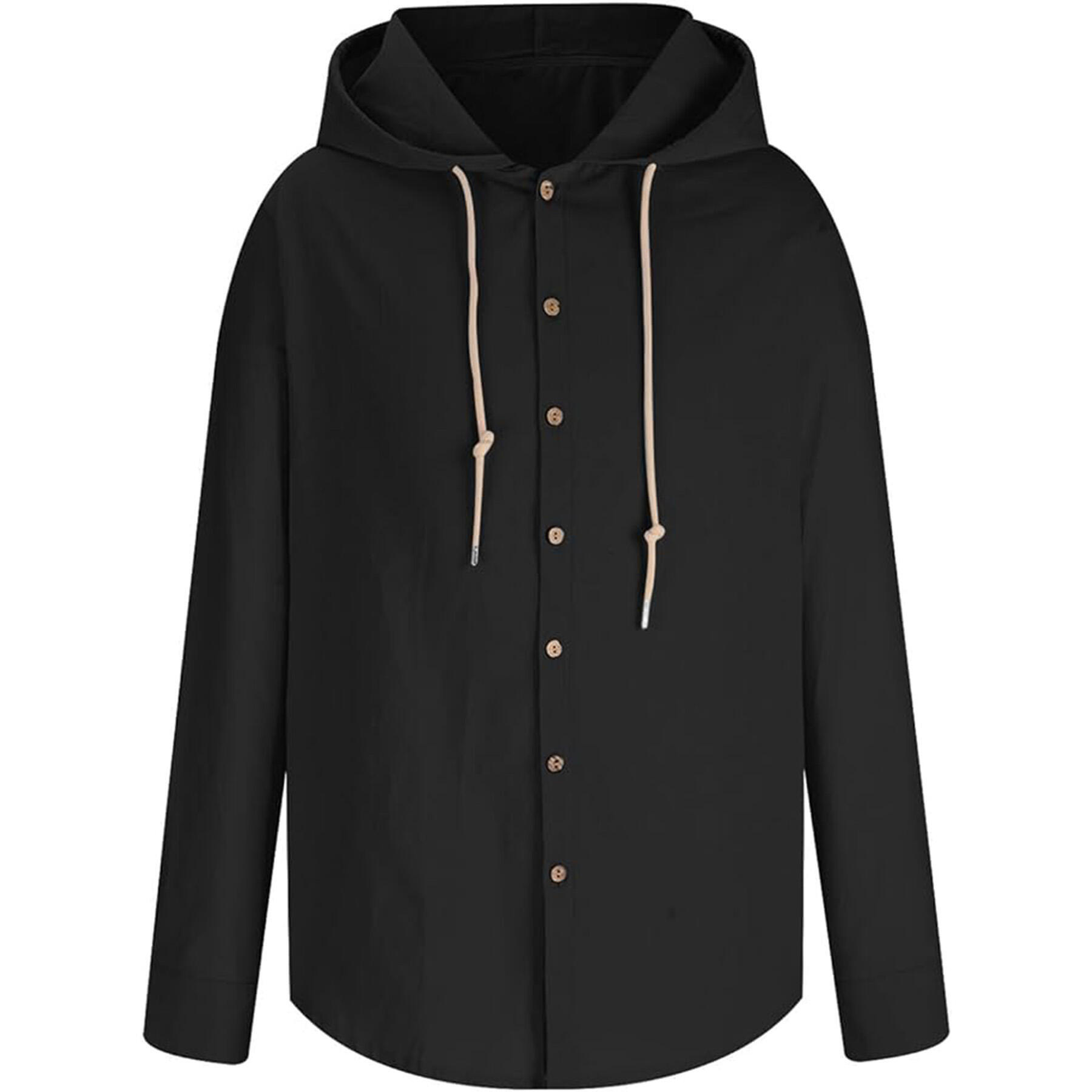 Long Sleeve Hooded Shirt