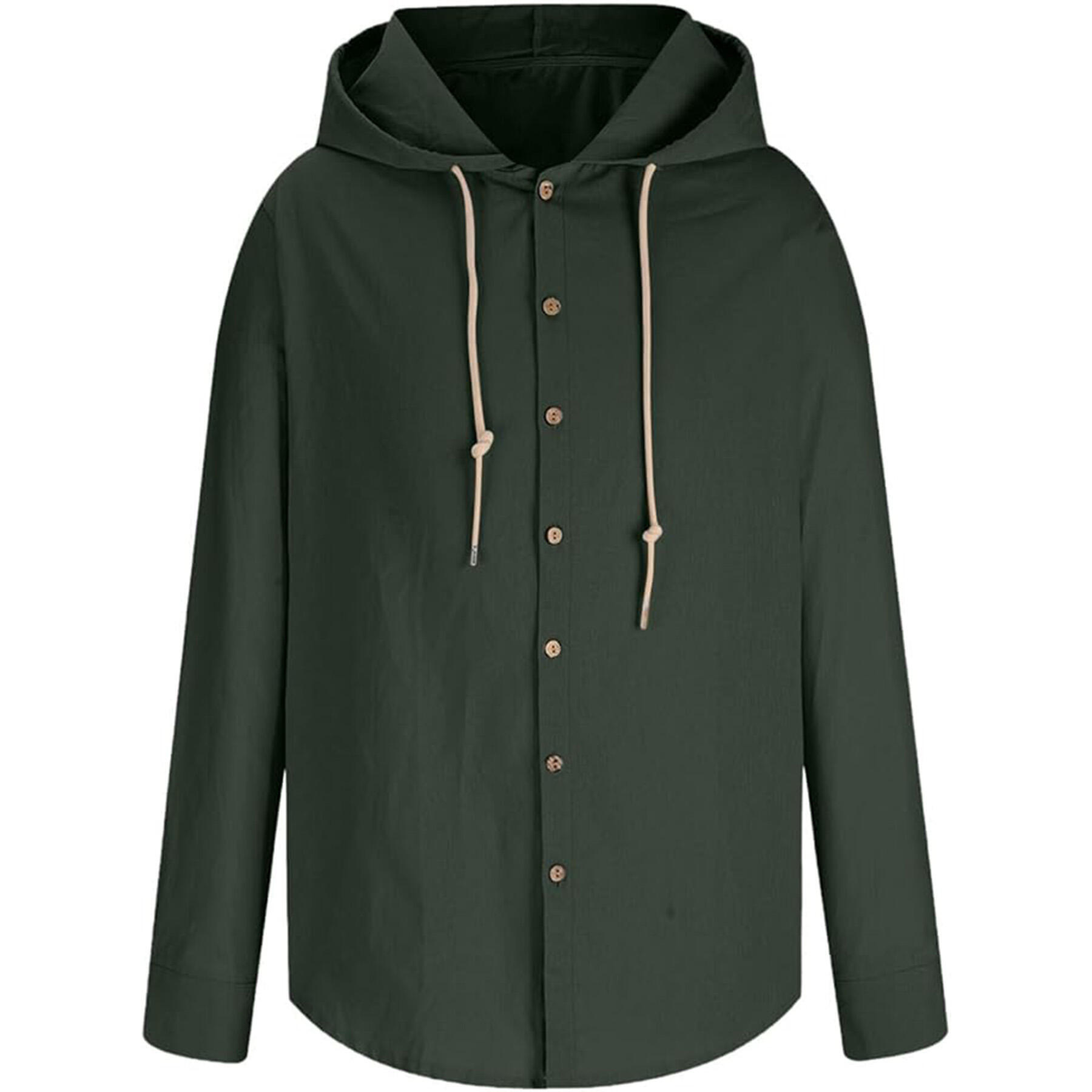 Long Sleeve Hooded Shirt