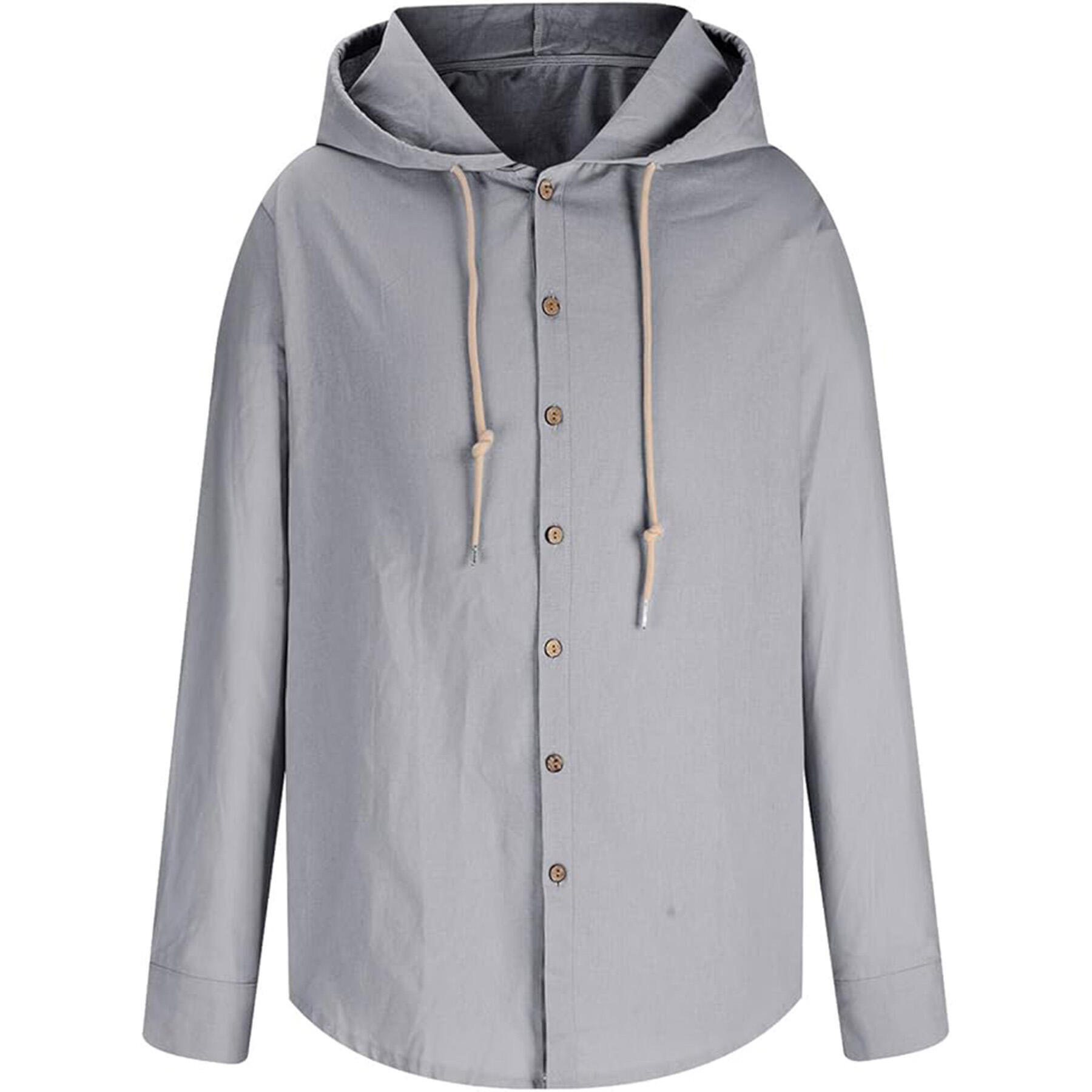 Long Sleeve Hooded Shirt