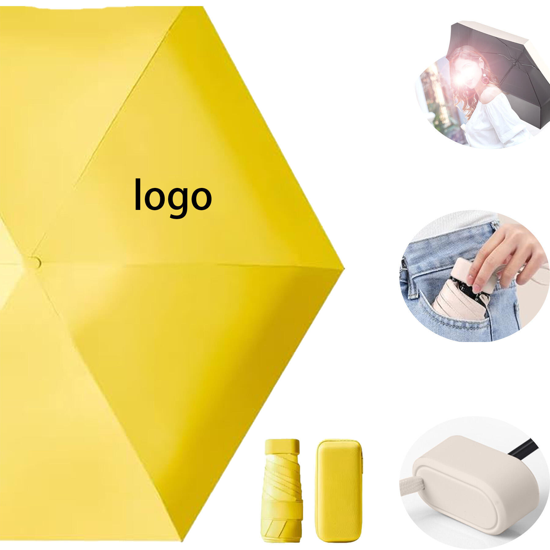 Compact Umbrella With Storage Box