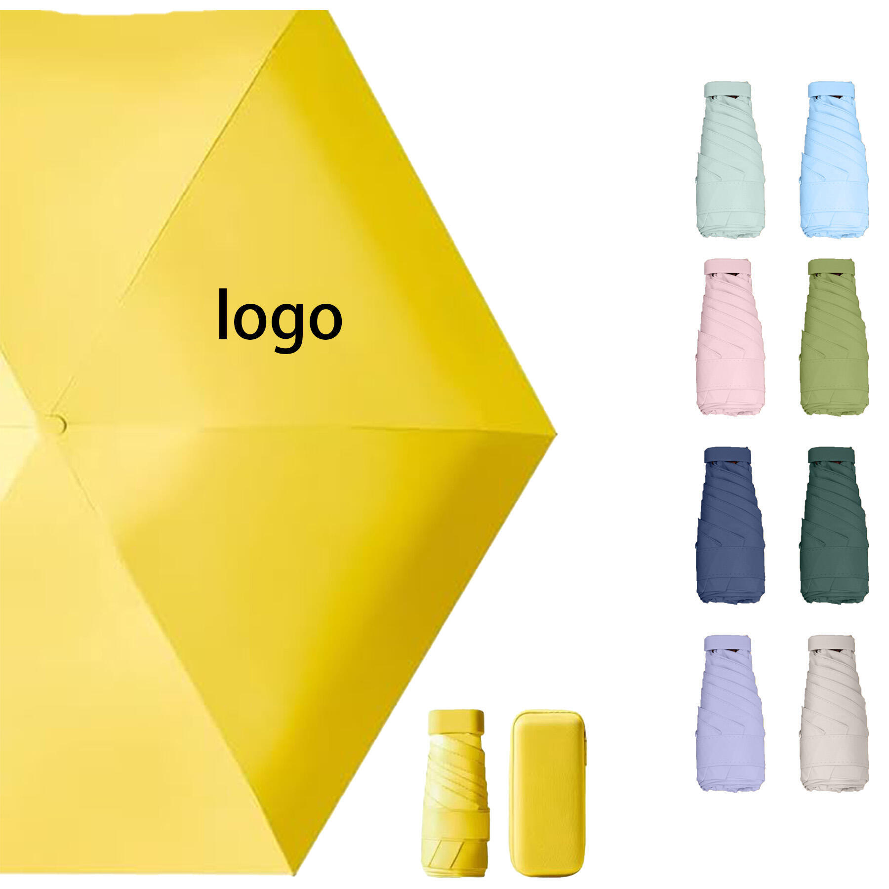 Compact Umbrella With Storage Box