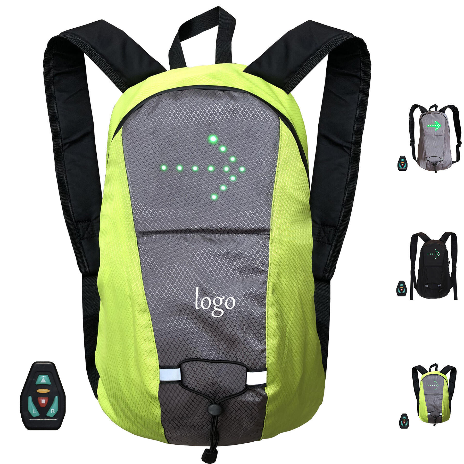 LED Turn Signal Light Backpack