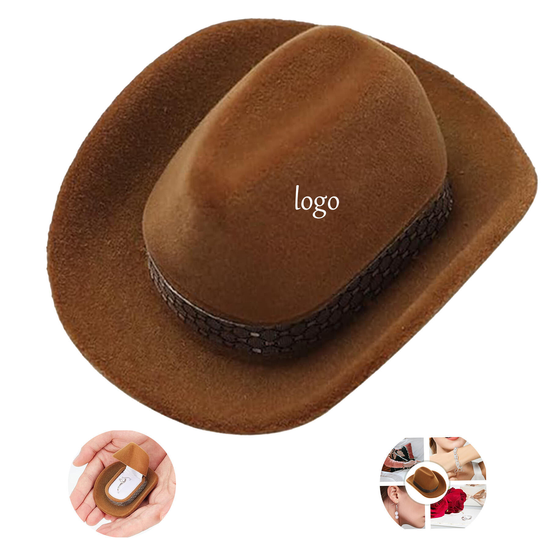 Cowboy Hat Jewelry Box