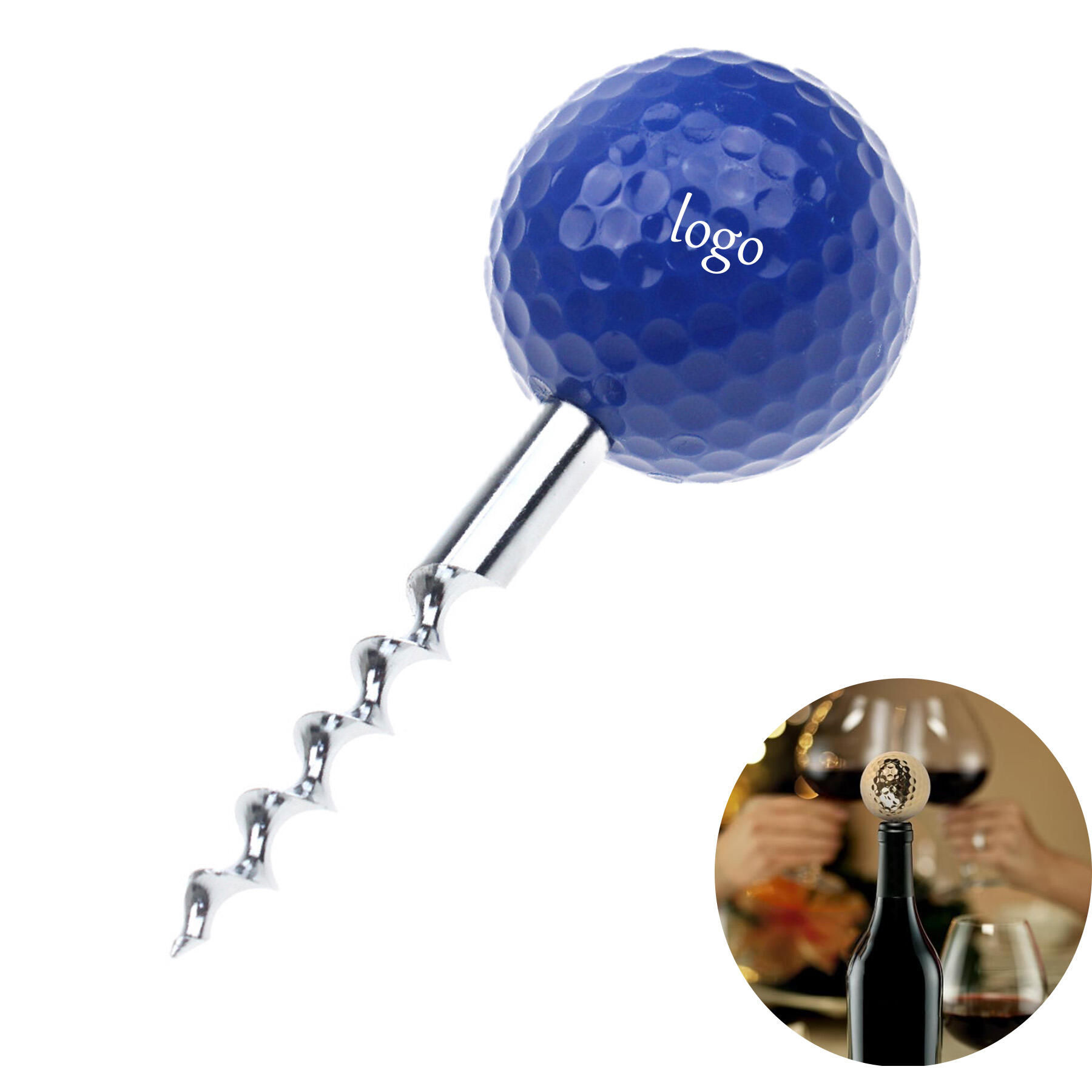Golf Ball Wine Opener