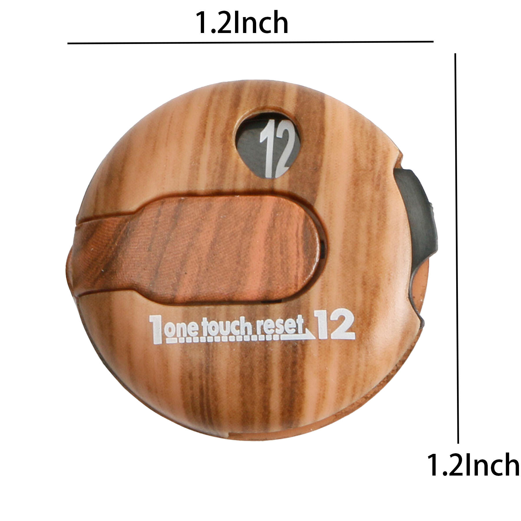 Wood Grain Golf Score Counter