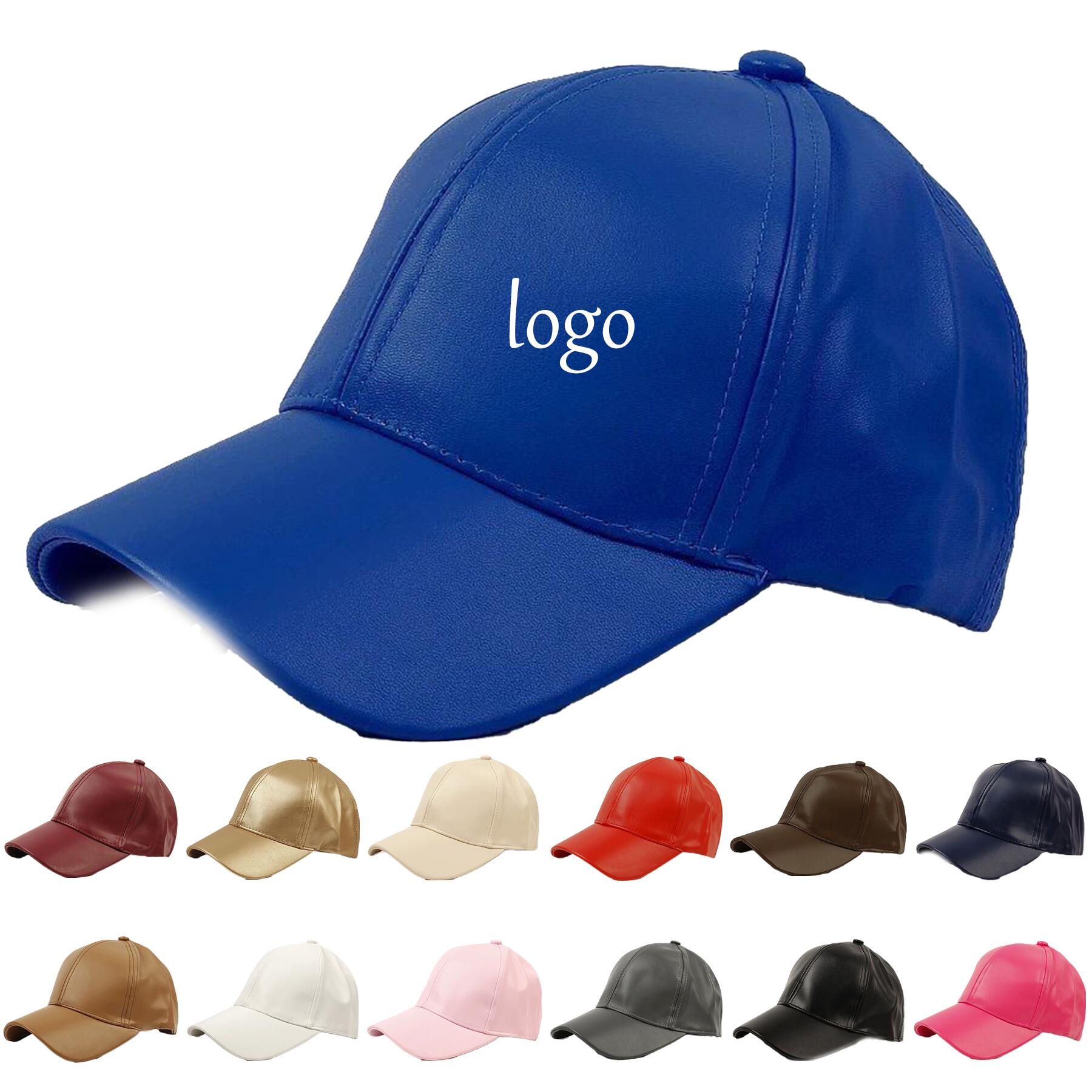 Leather Baseball Cap
