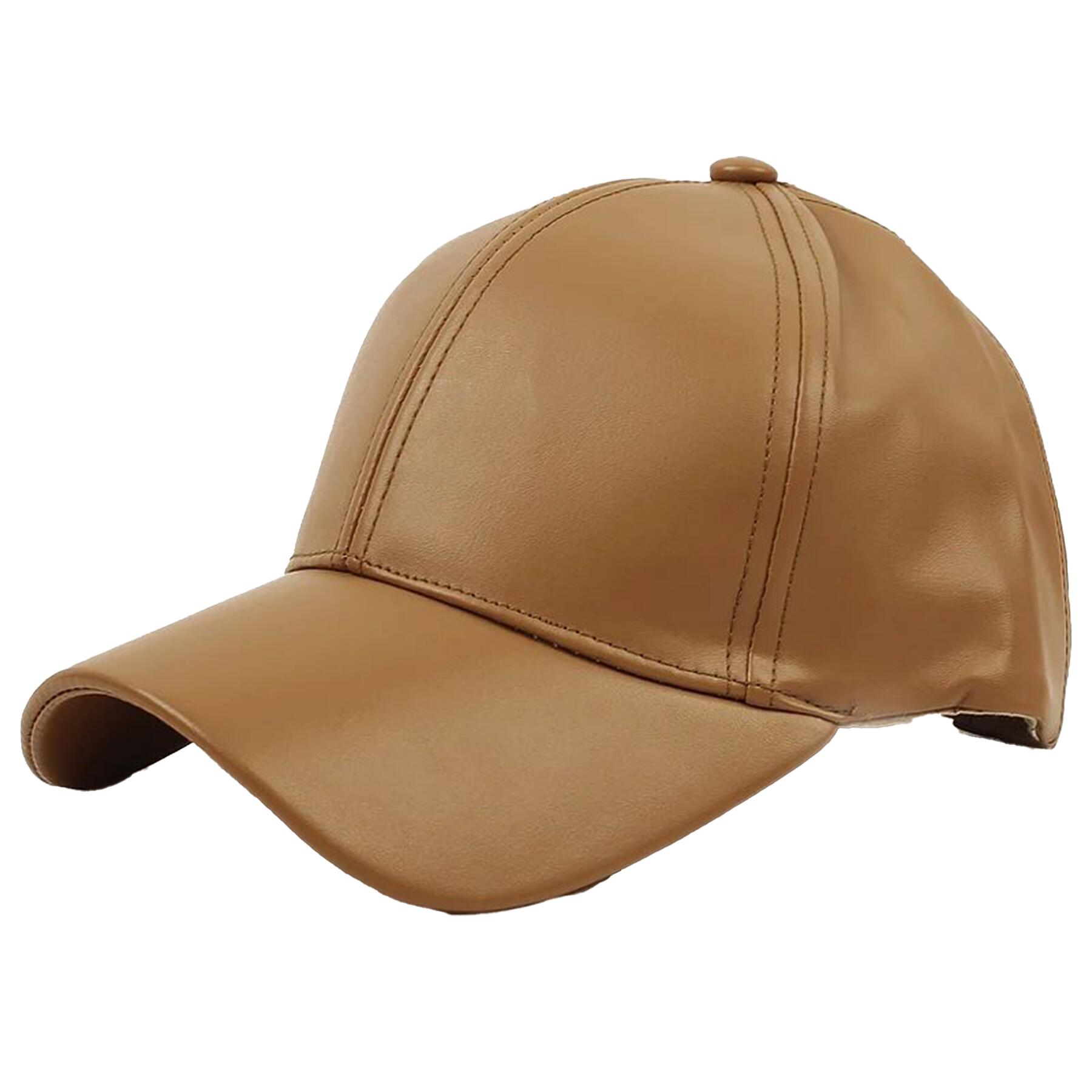 Leather Baseball Cap