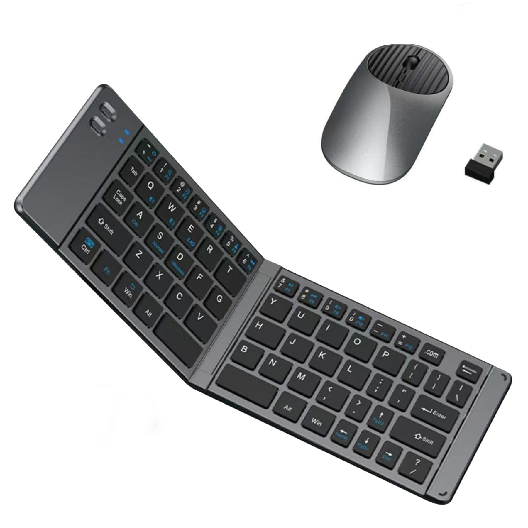 Wireless Foldable Keyboard Set