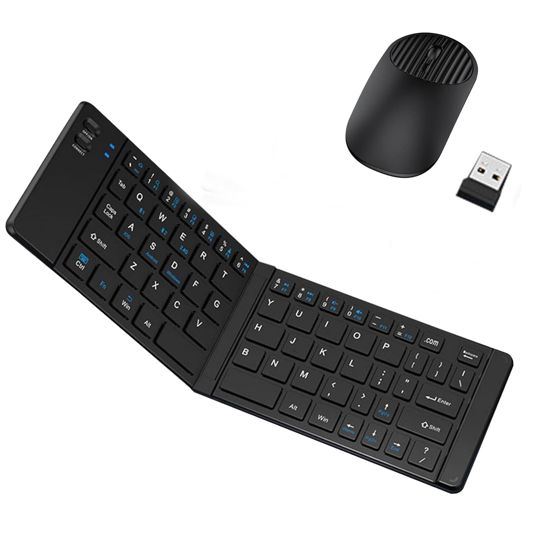 Wireless Foldable Keyboard Set
