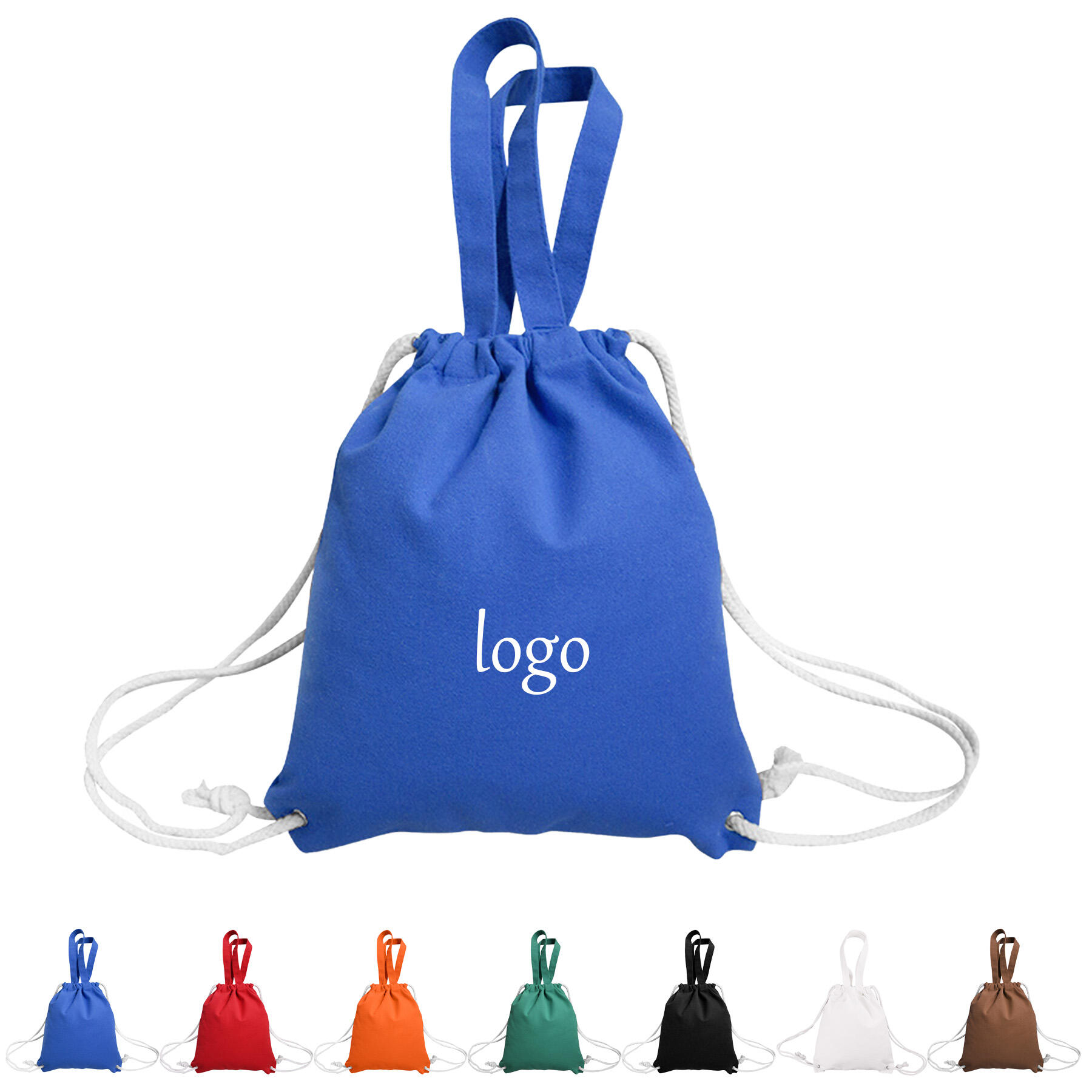 Canvas Drawstring Backpack