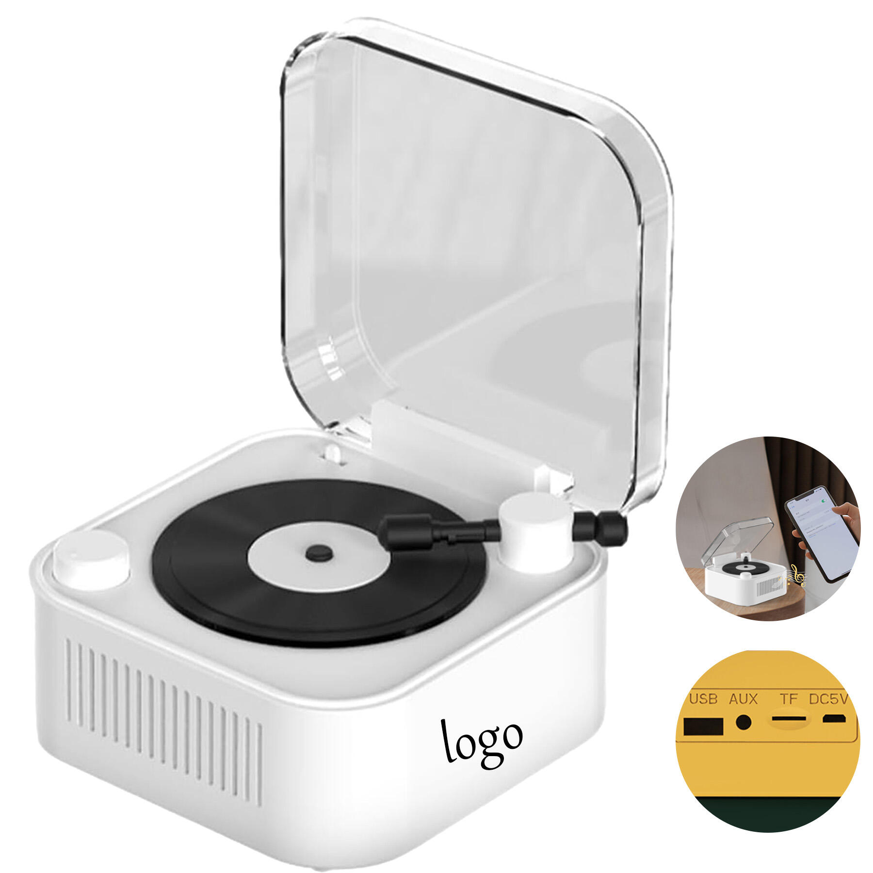 Vintage Turntable Speaker