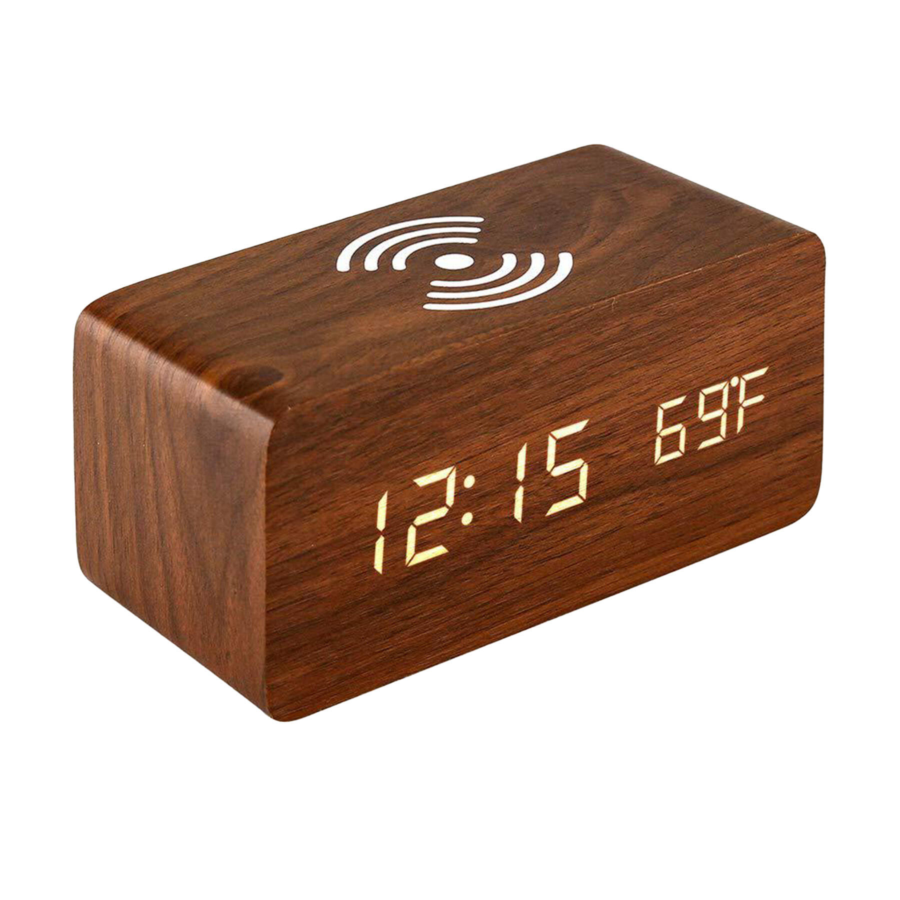 Wooden LED Digital Alarm Clock