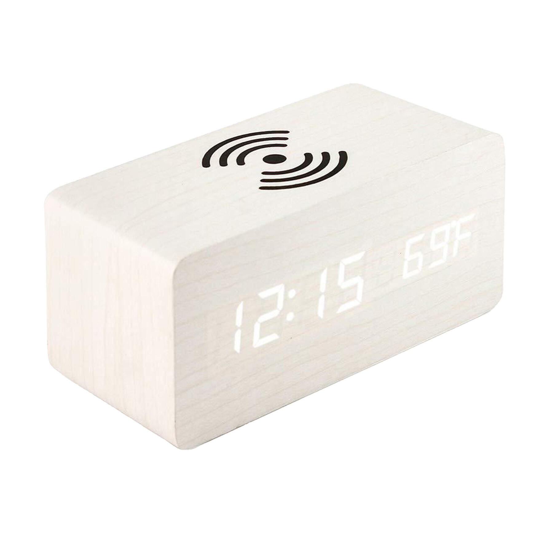 Wooden LED Digital Alarm Clock