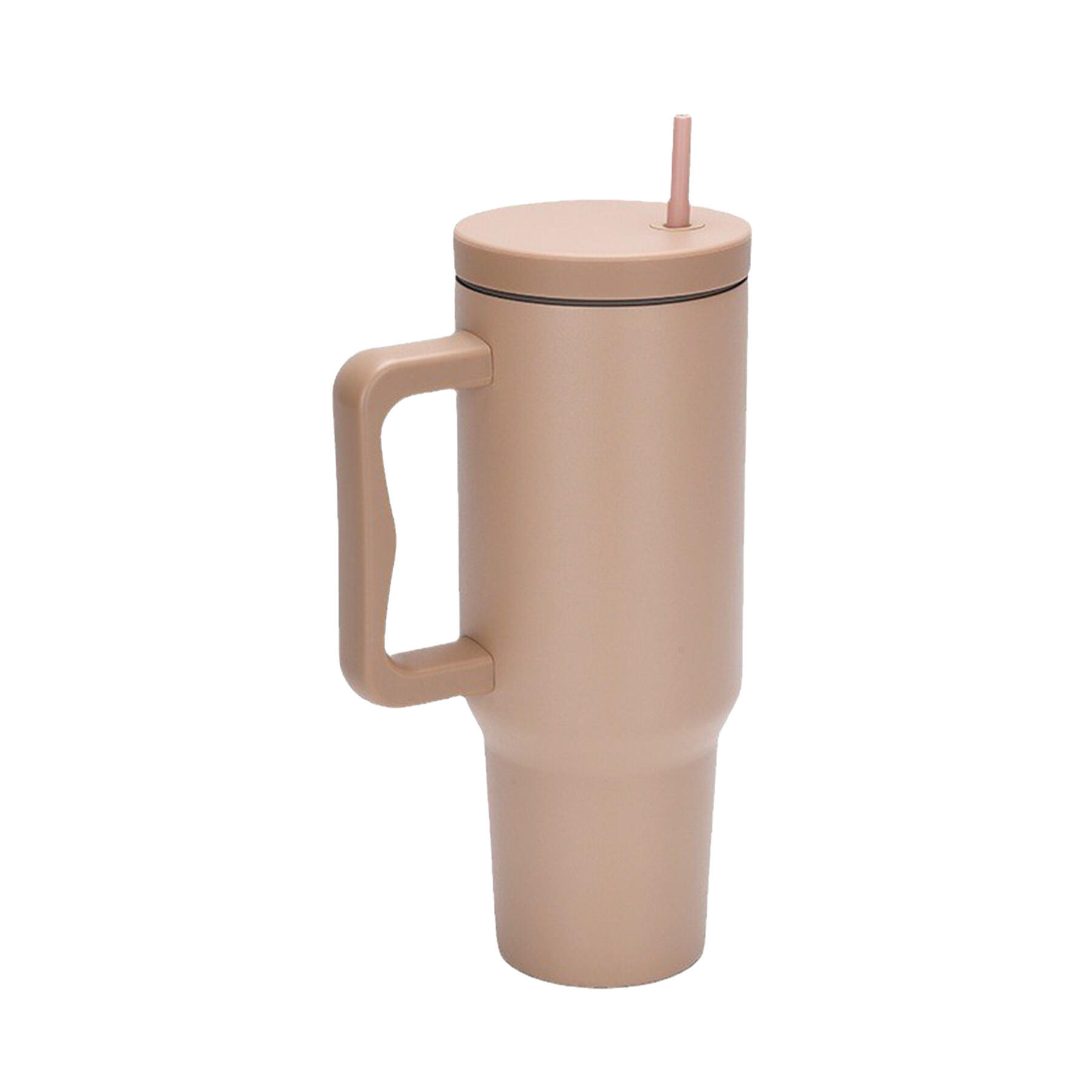 Large Capacity Travel Cup with Straw