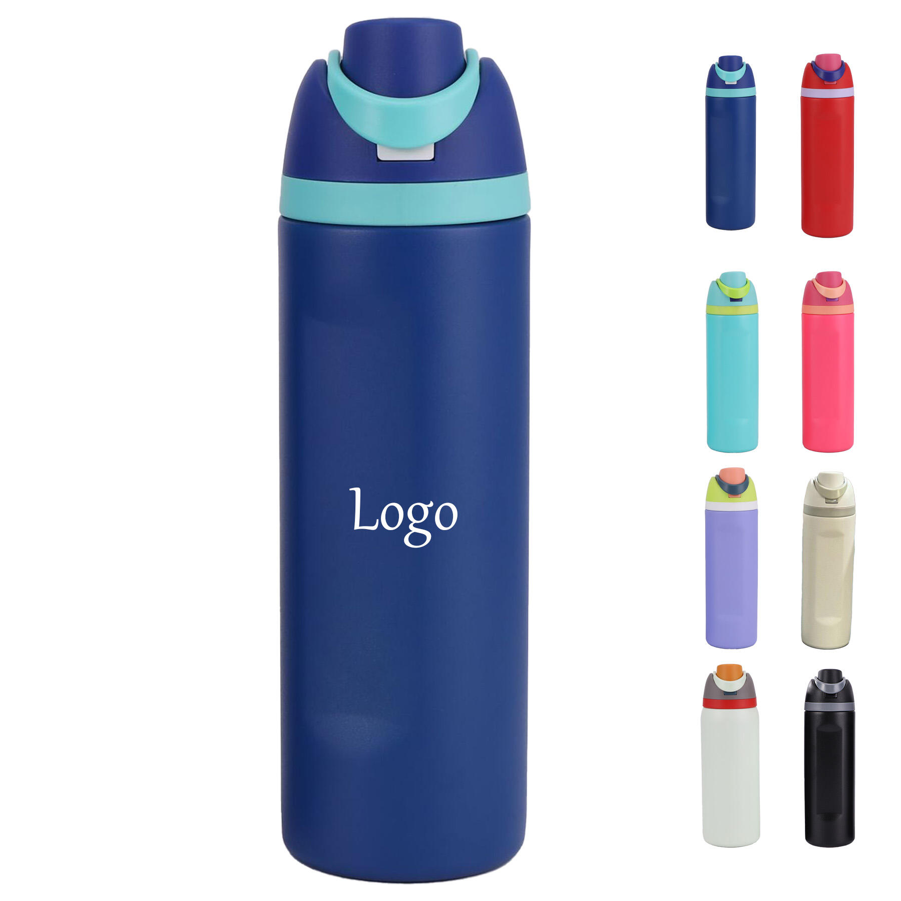 Vacuum Insulated Water Bottle with Straw