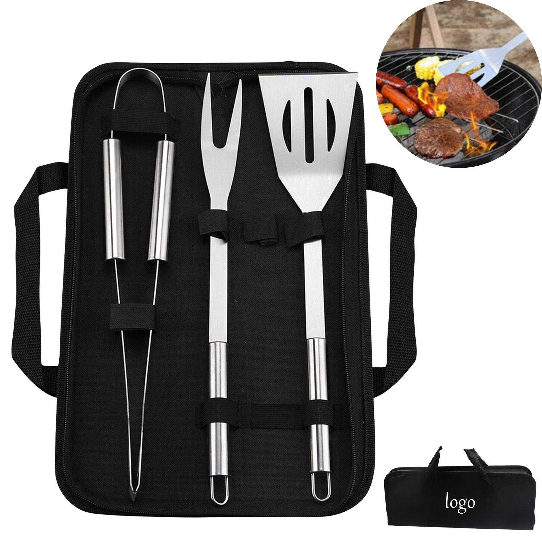 Stainless Steel BBQ Tool Set