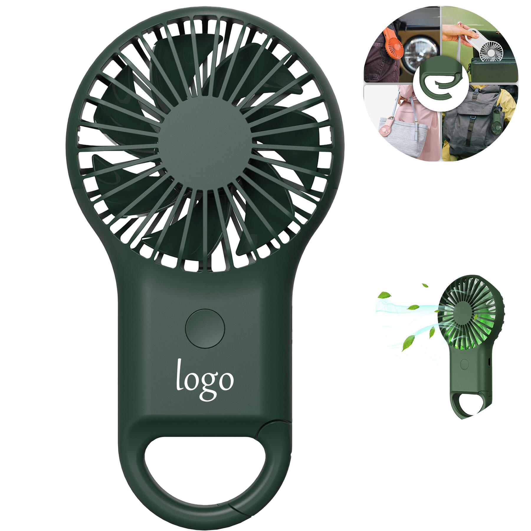 Foldable Silent Fan with Clip Hook