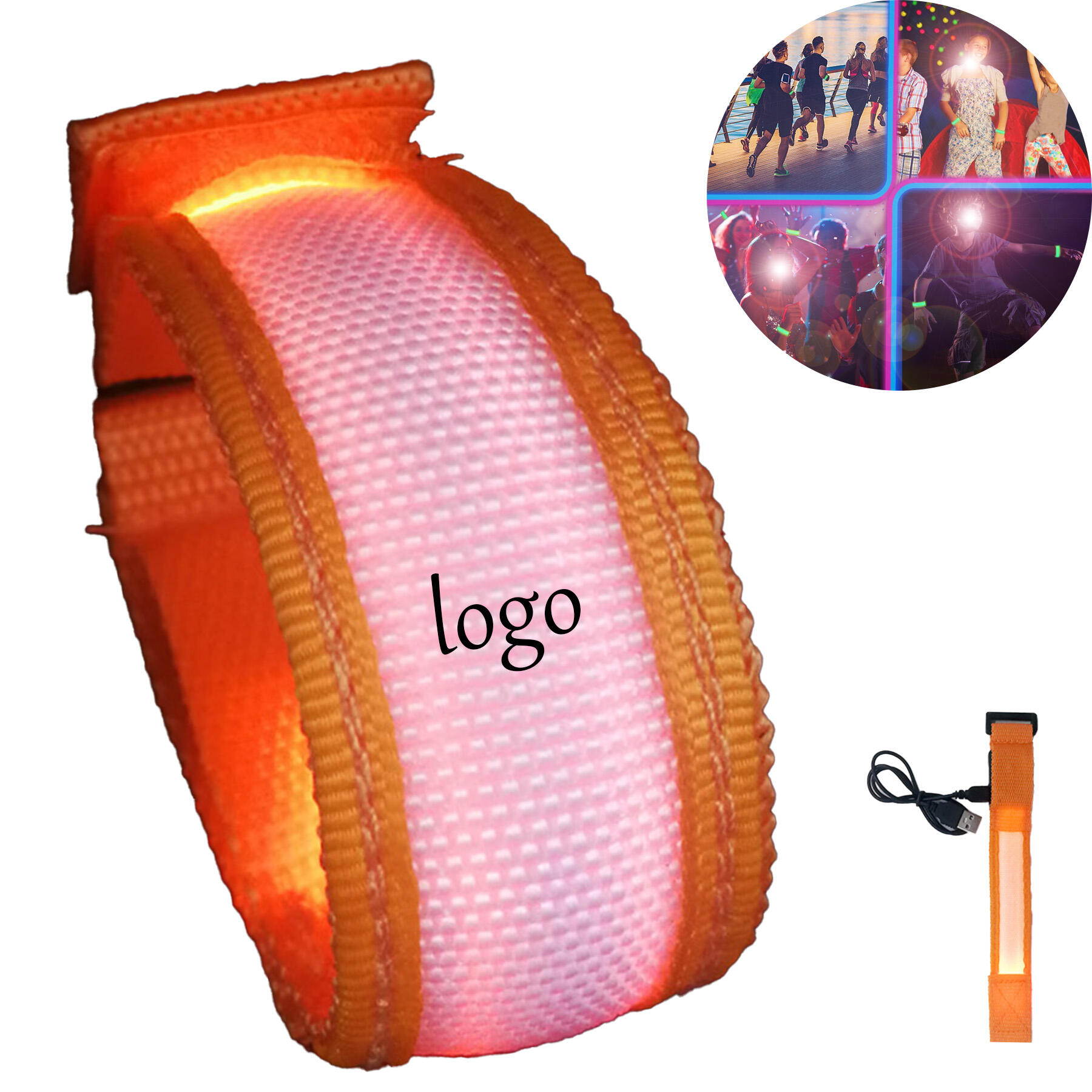 Rechargeable LED Wristband
