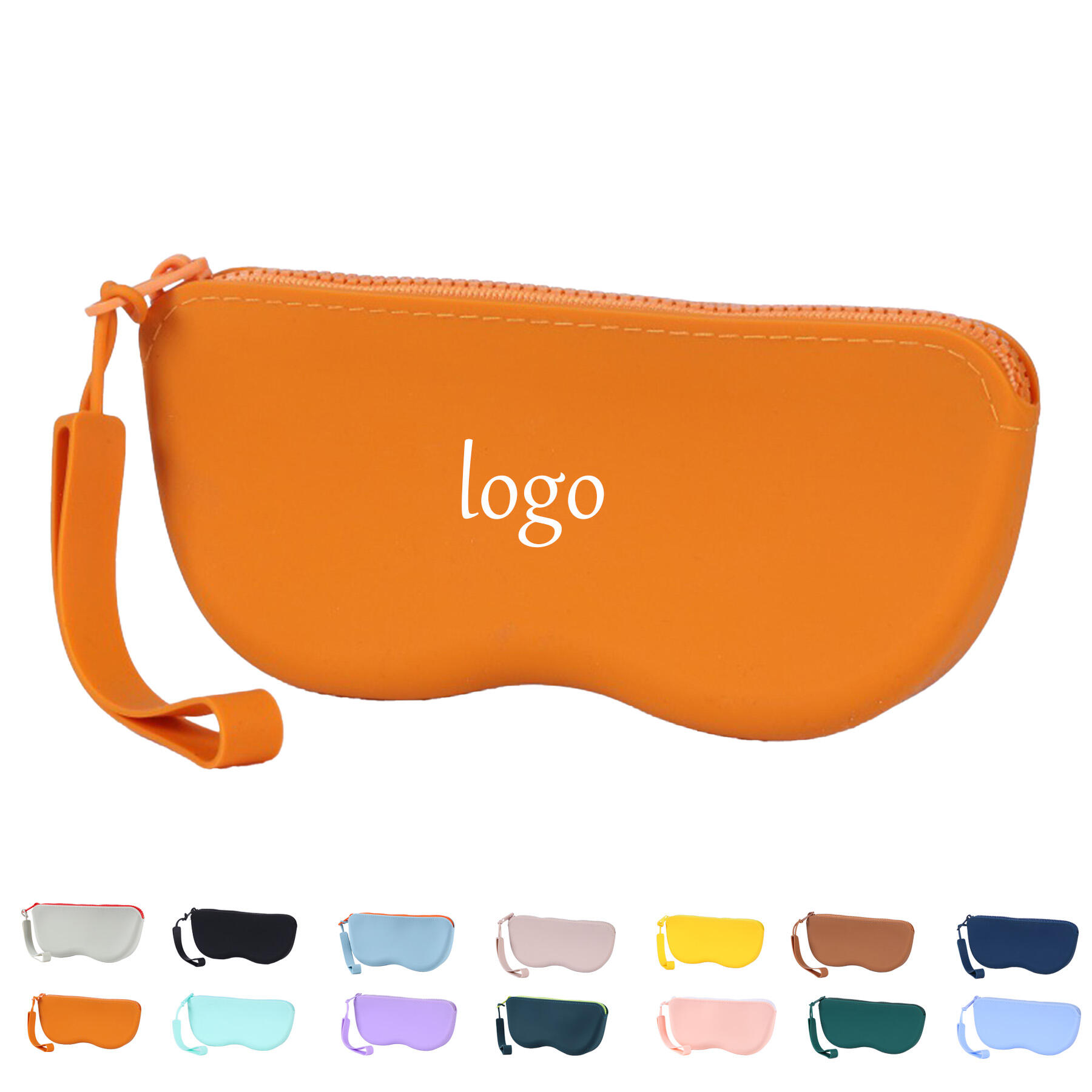 Silicone Zipper Eyeglass Case