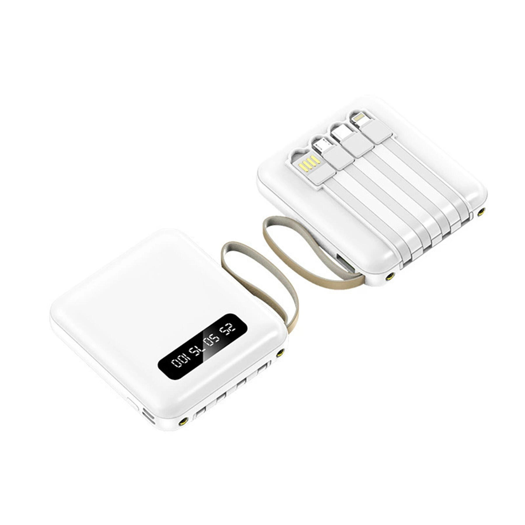20000mAh Power Bank with Detachable Cable