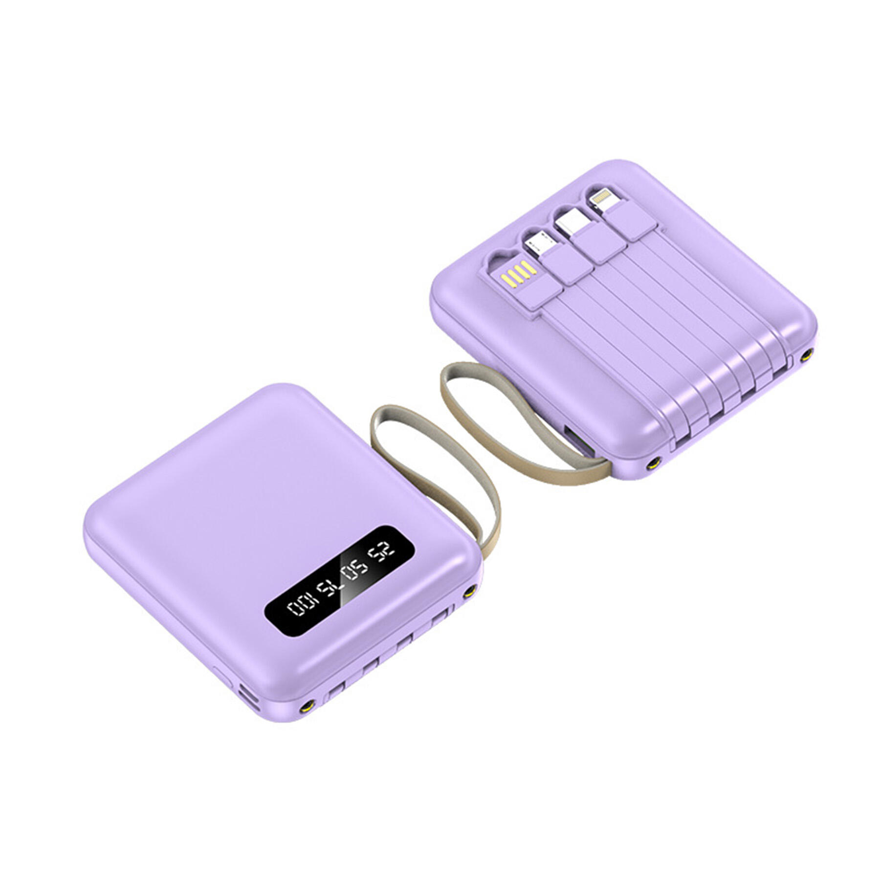 20000mAh Power Bank with Detachable Cable