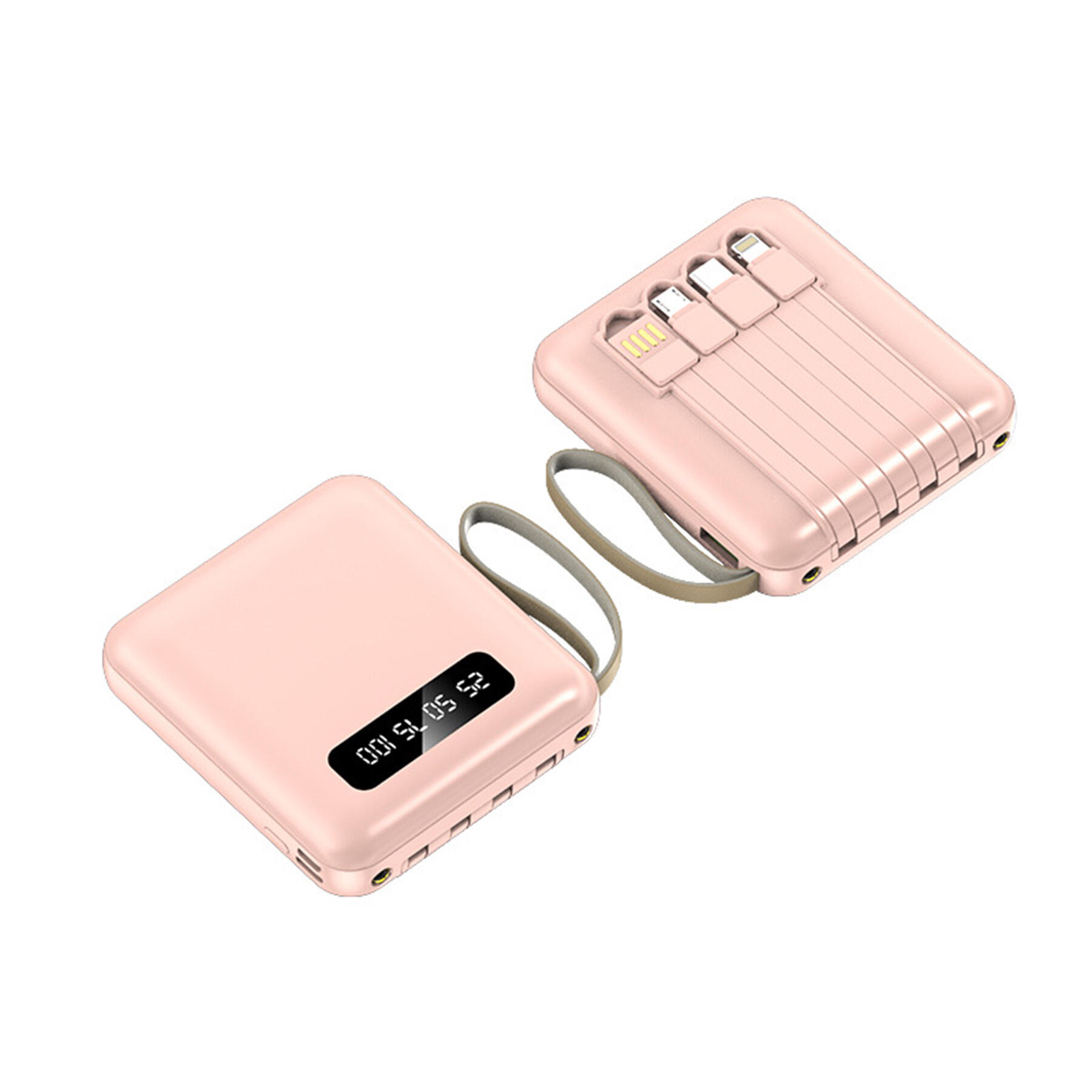 20000mAh Power Bank with Detachable Cable