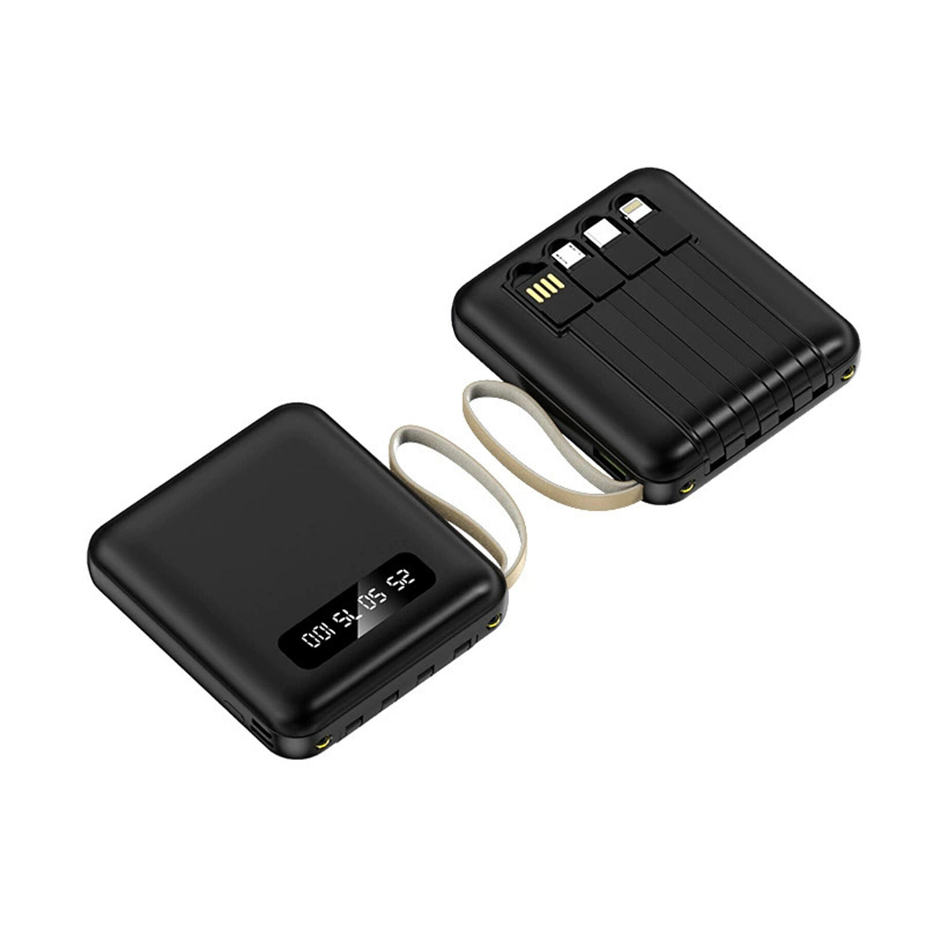 20000mAh Power Bank with Detachable Cable