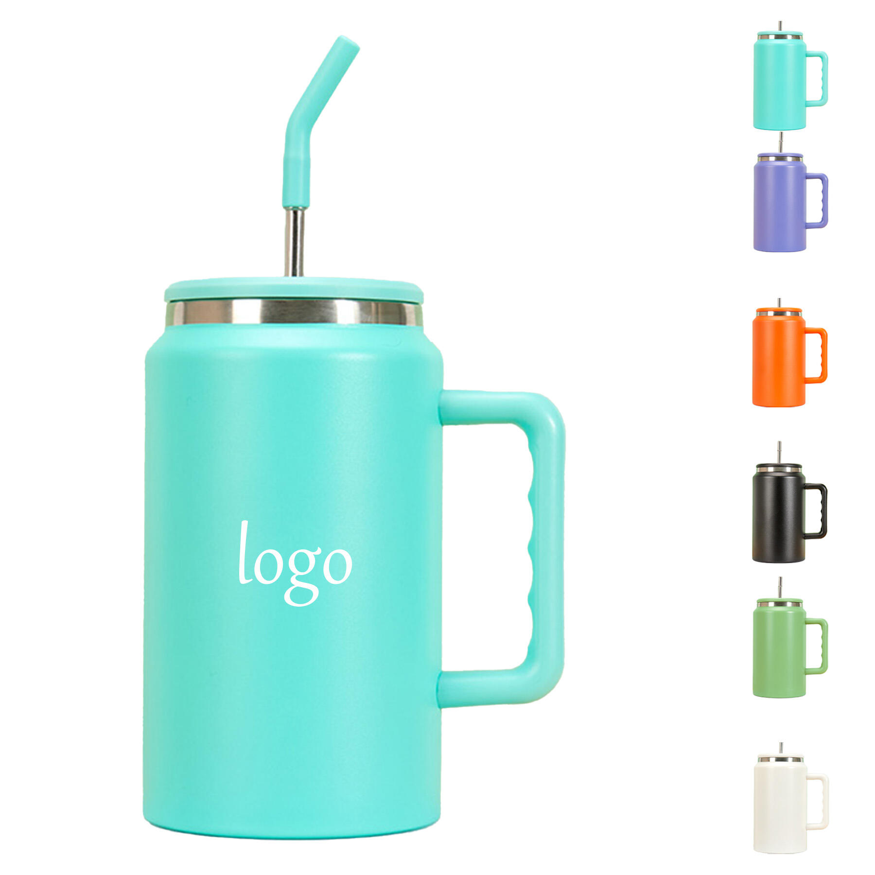 50oz Stainless Steel Cup with Handle
