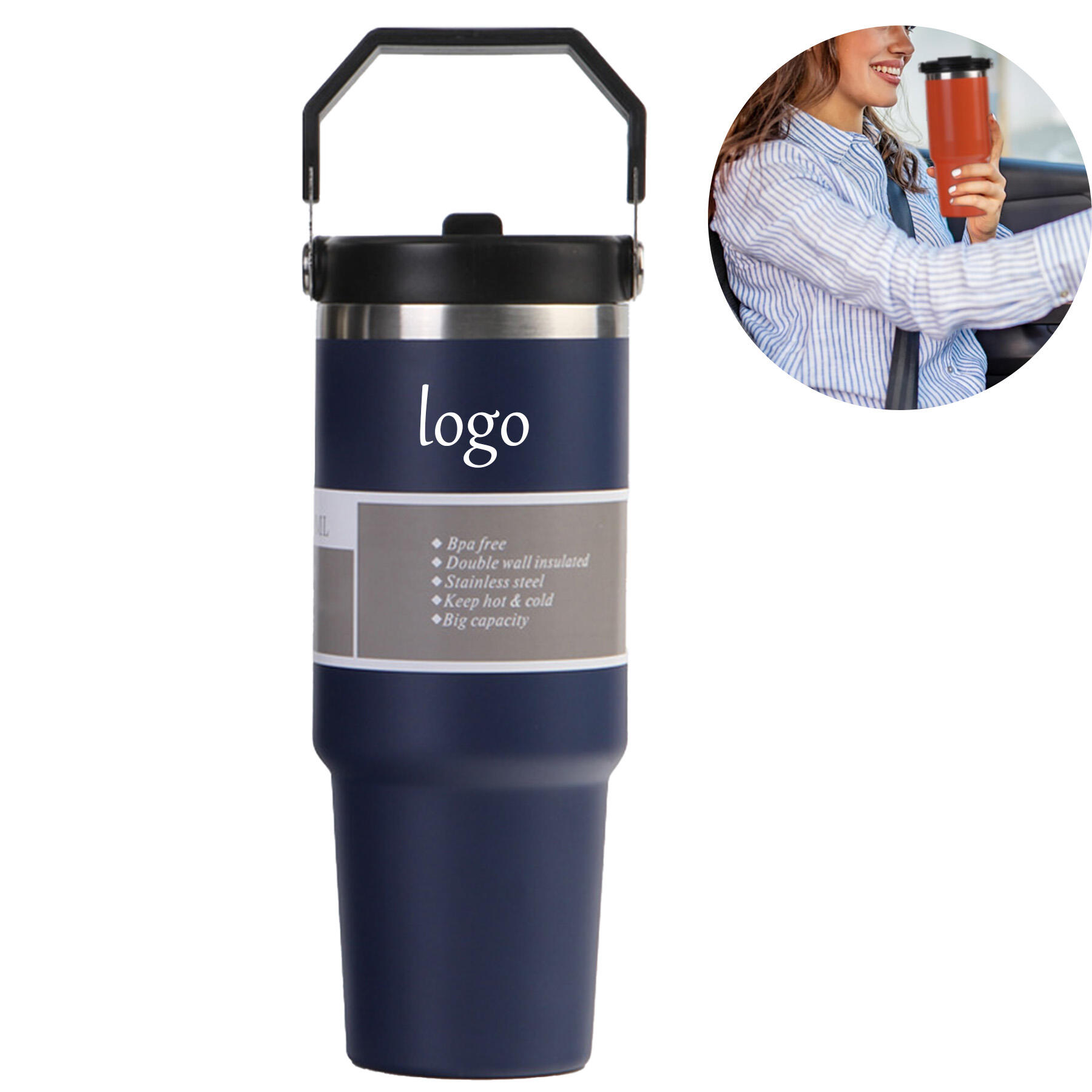30oz Stainless Steel Travel Mug