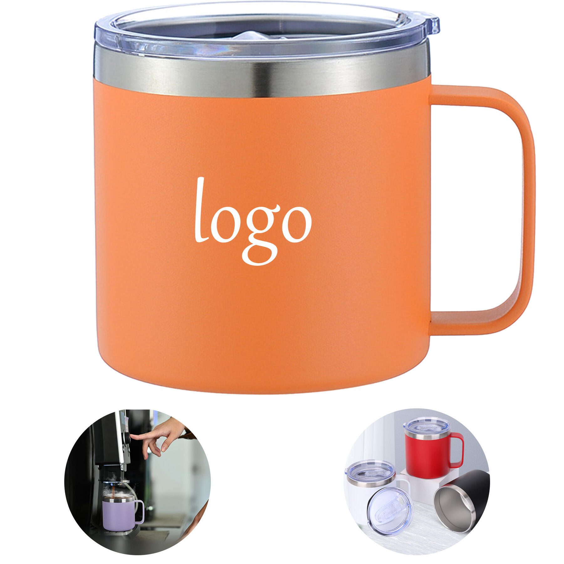 14oz Stainless Steel Coffee Mug