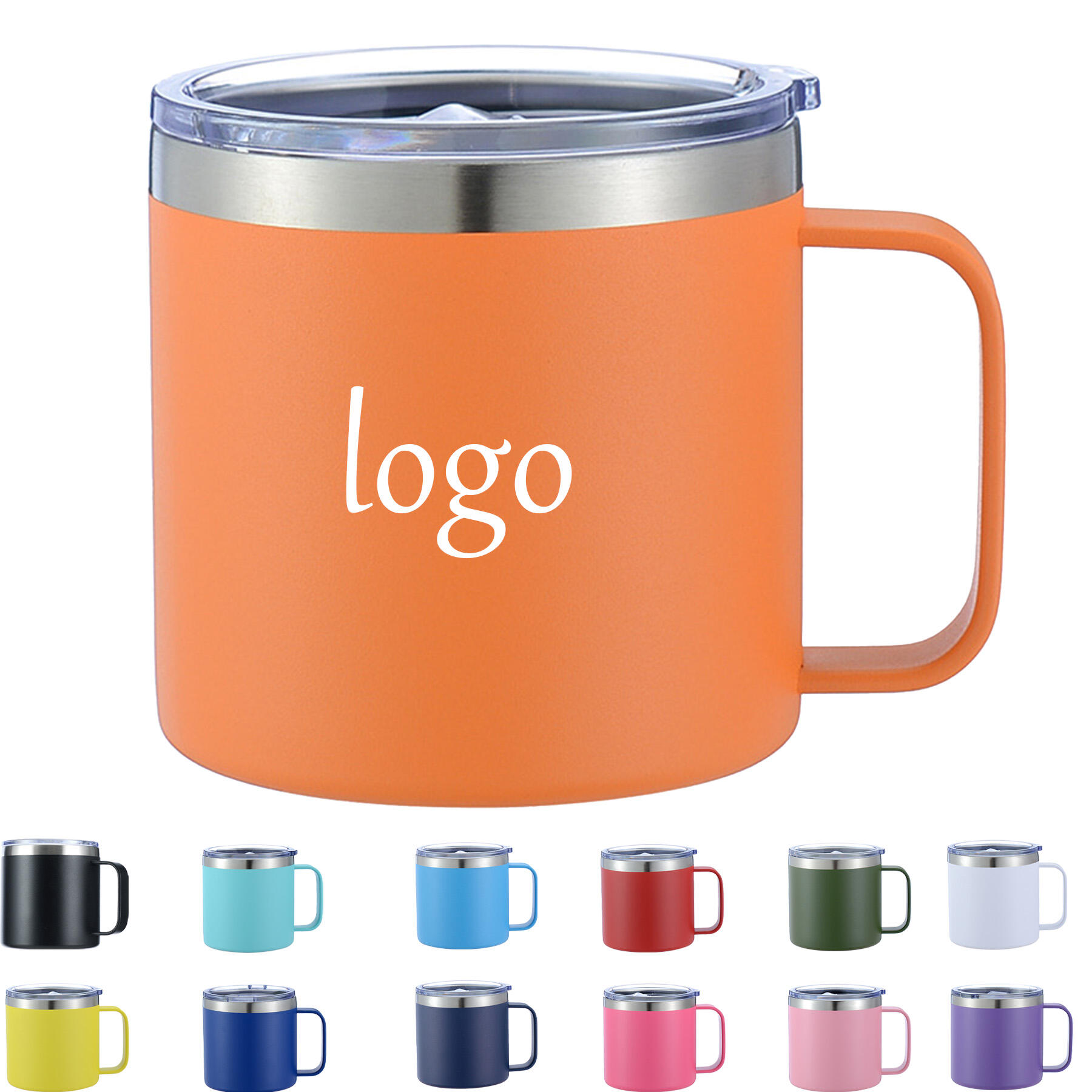 14oz Stainless Steel Coffee Mug