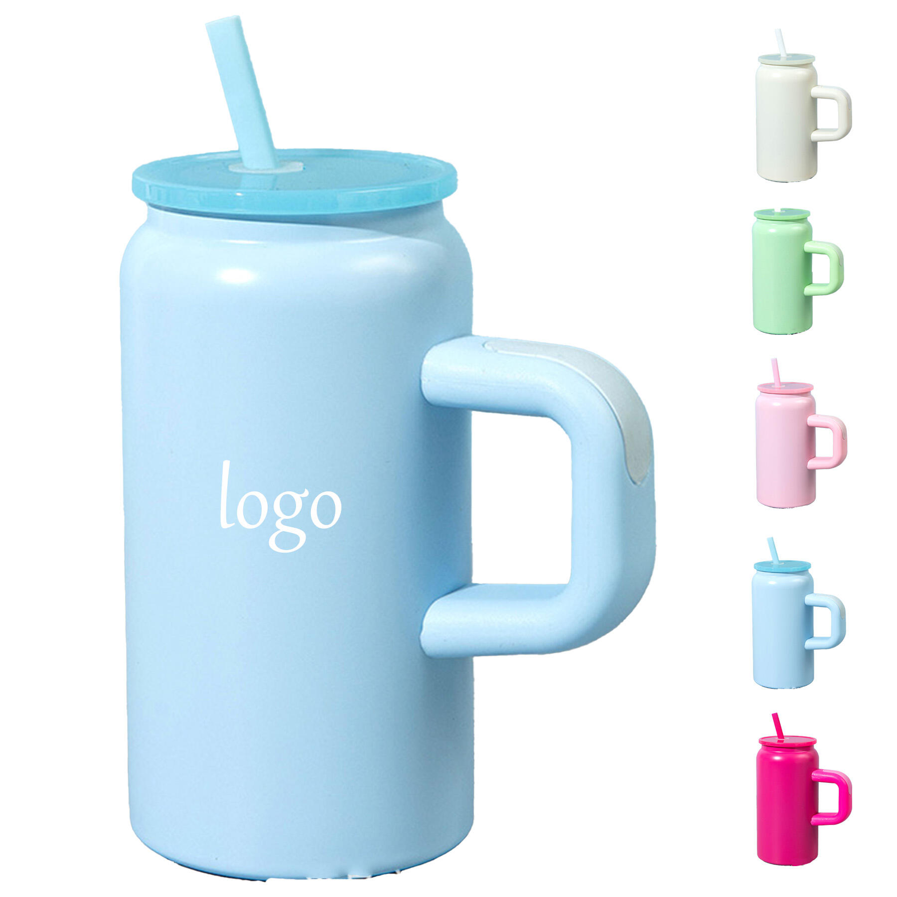 16oz Insulated Cup with Straw